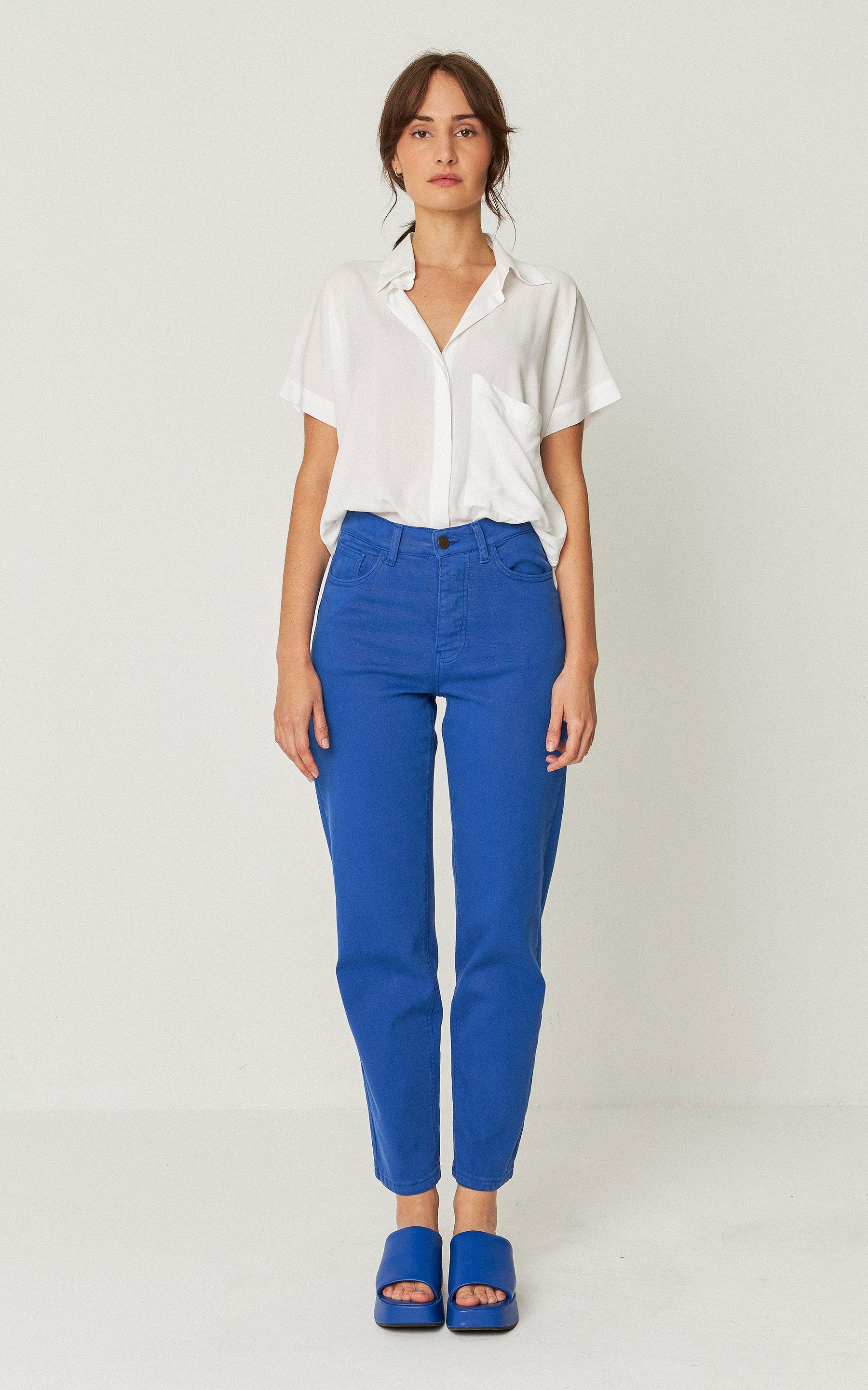 SKFK - Ania Trousers Indigo Blue