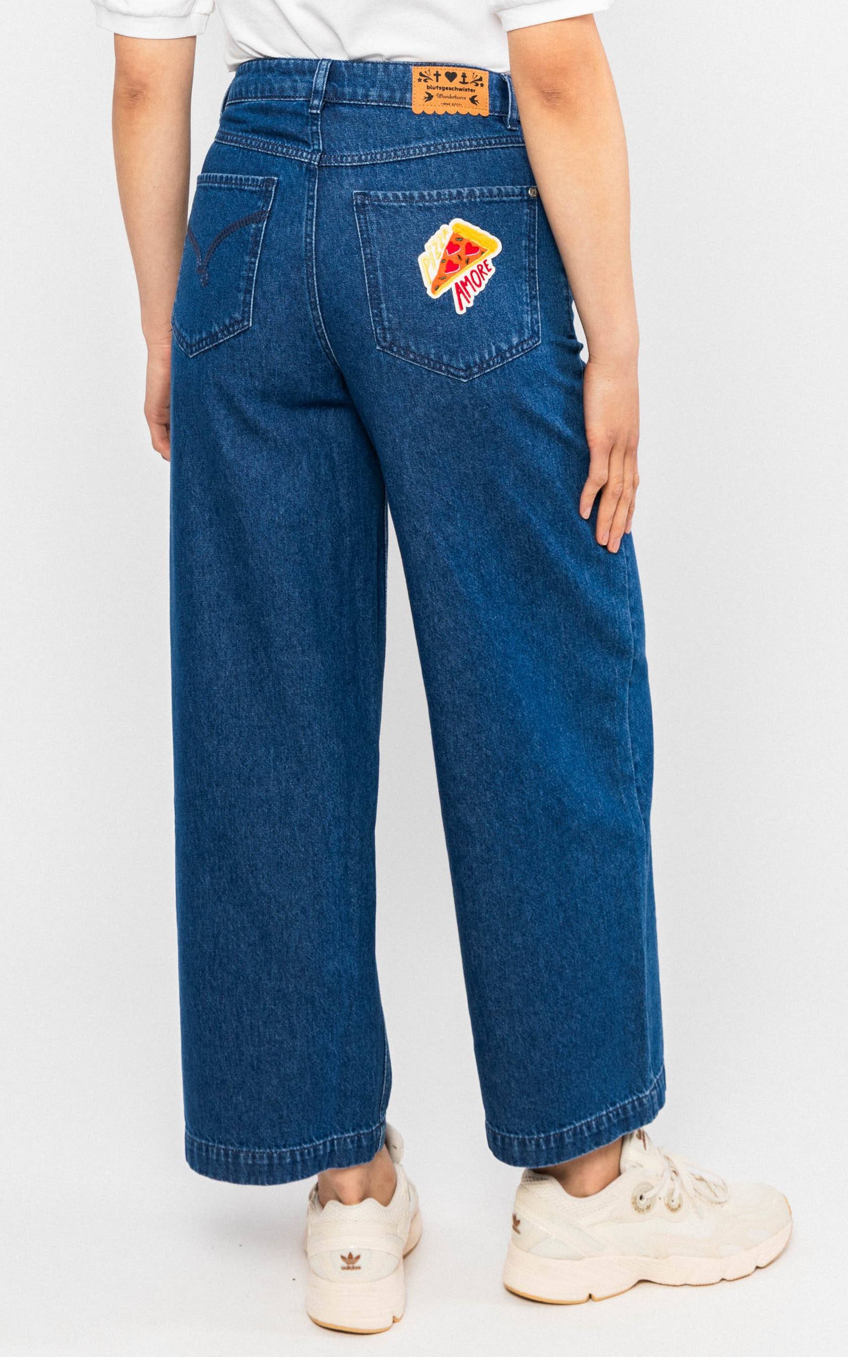 Blutsgeschwister - Lene Lou Ocean Indigo Denim Embroidery