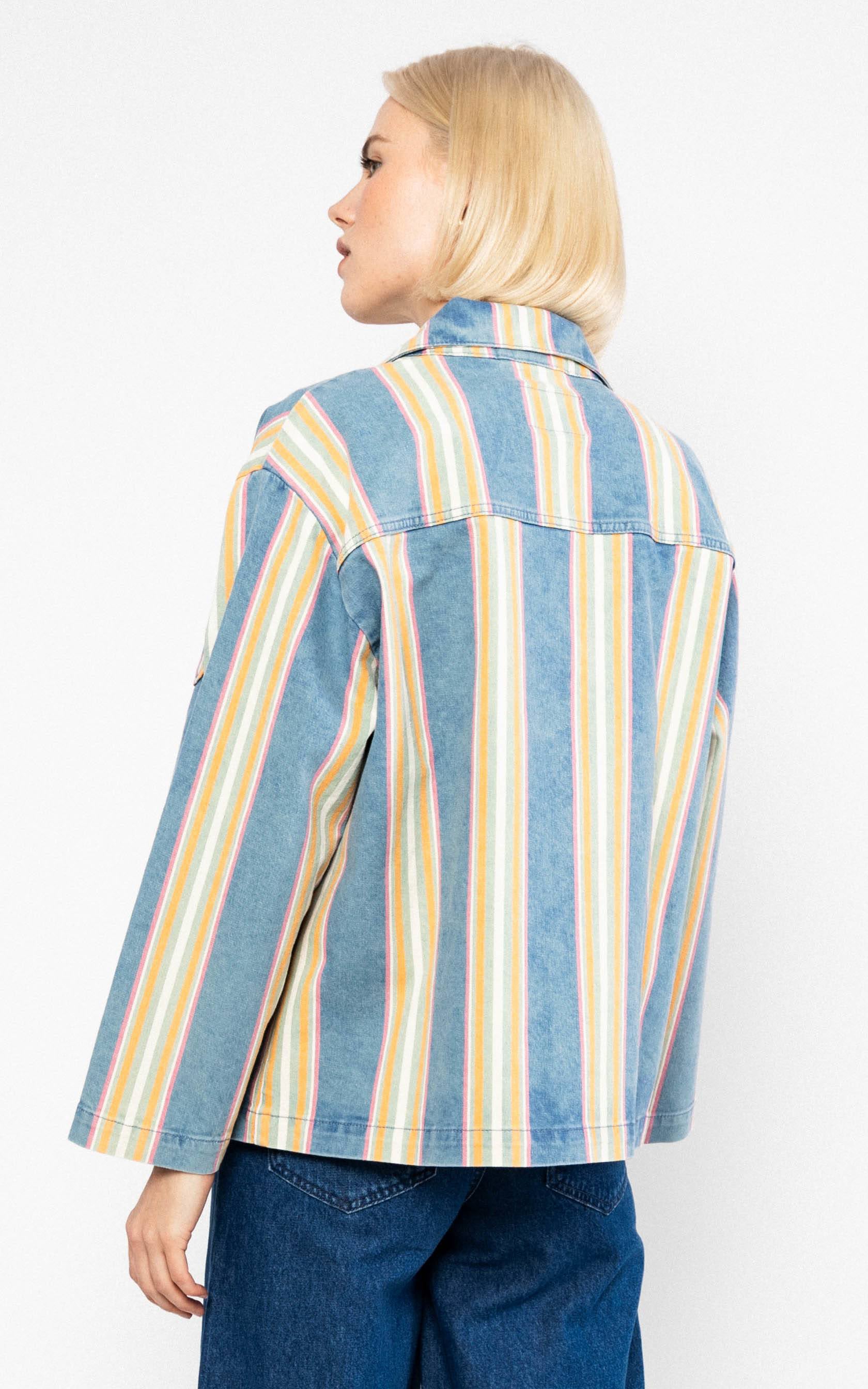 Blutsgeschwister - Shacket Love Shack Marquee Summertime Stripes