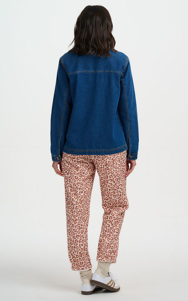 Sugarhill Brighton - Dita Denim Jacket Deep Indigo Denim