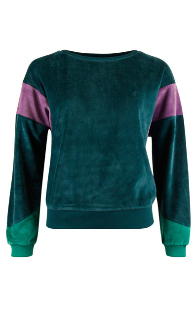Chills & Fever - Sweater Onaya Velvet Deep Teal