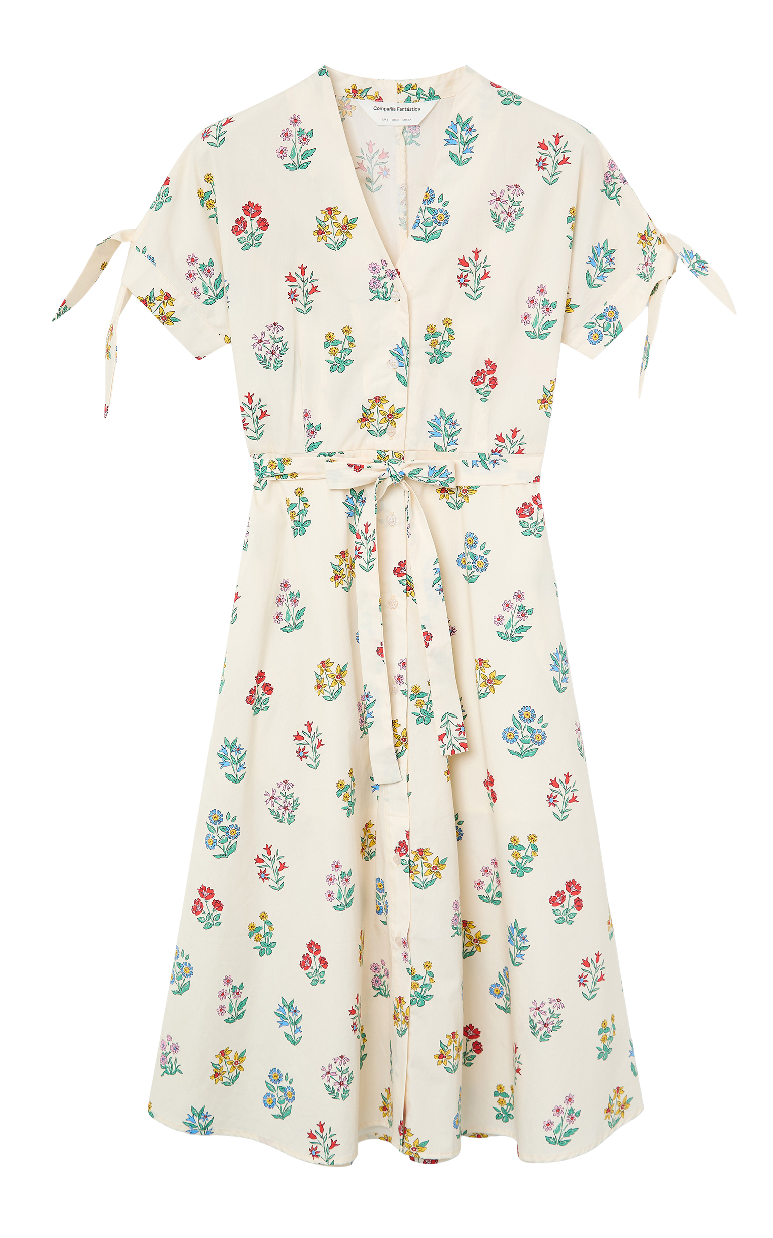 Compania Fantastica - Gardener Print Midi Dress