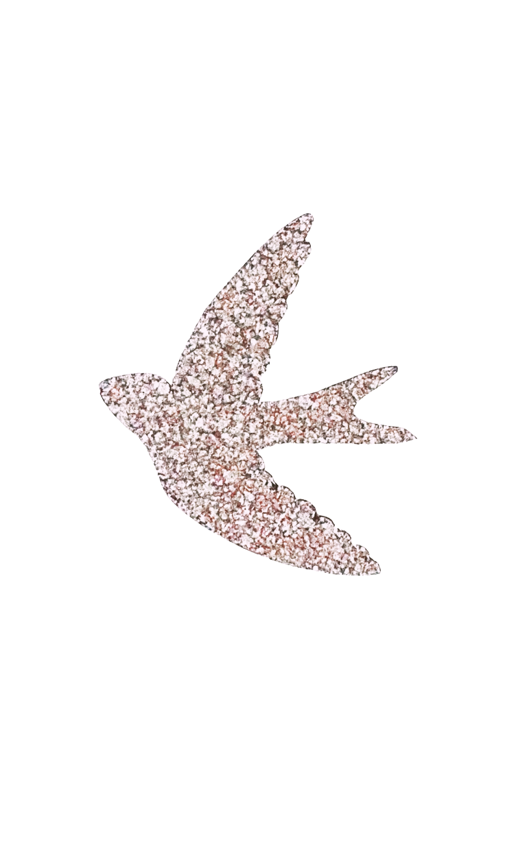 Pin Swallow Multi Silver Pink