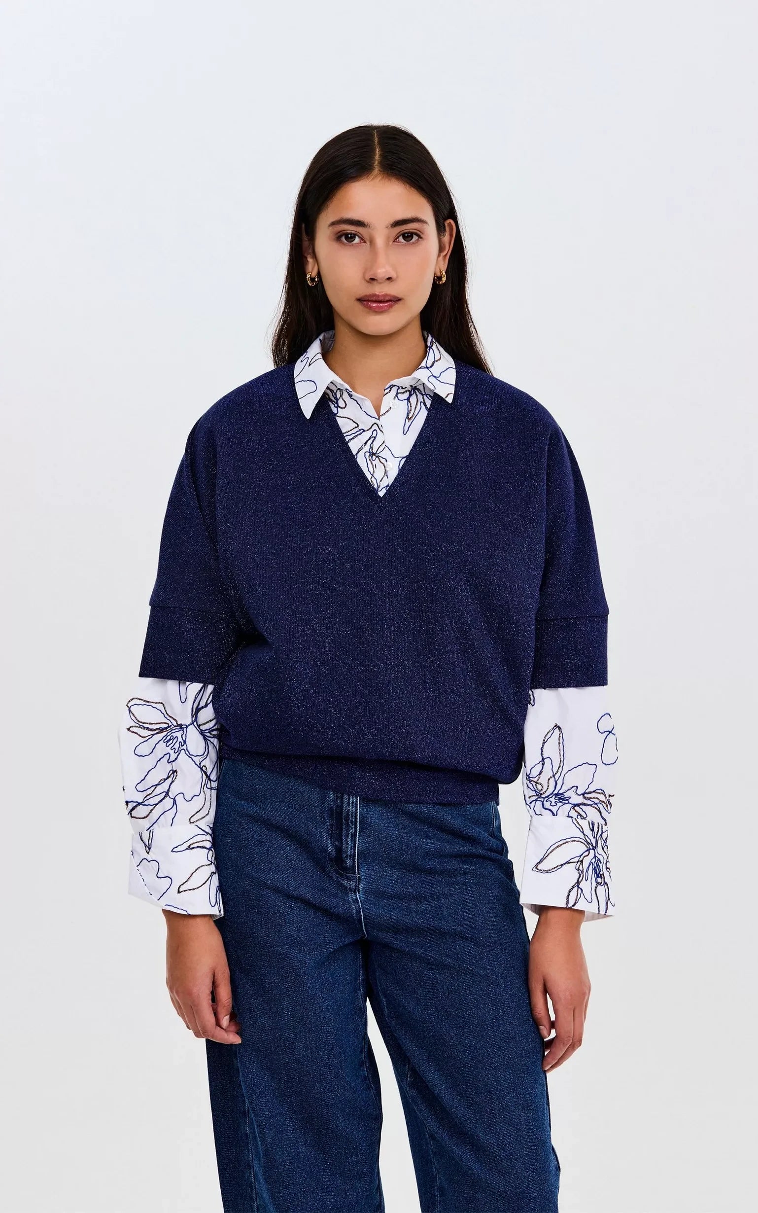 CKS - Elodeep T-shirt Donkerblauw