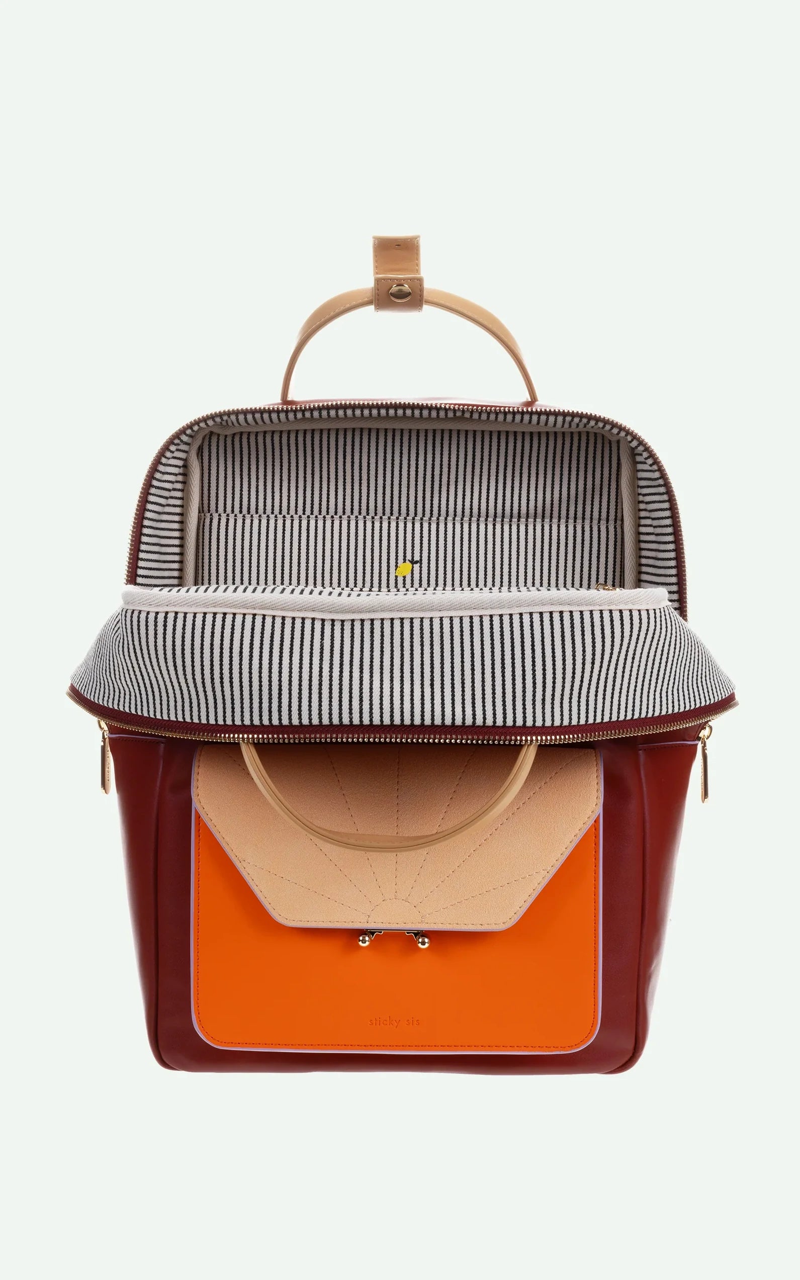 Sticky Sis - Backpack Il Sole Colore Cherry Red + Arancia Orange + Vanilla Gelato