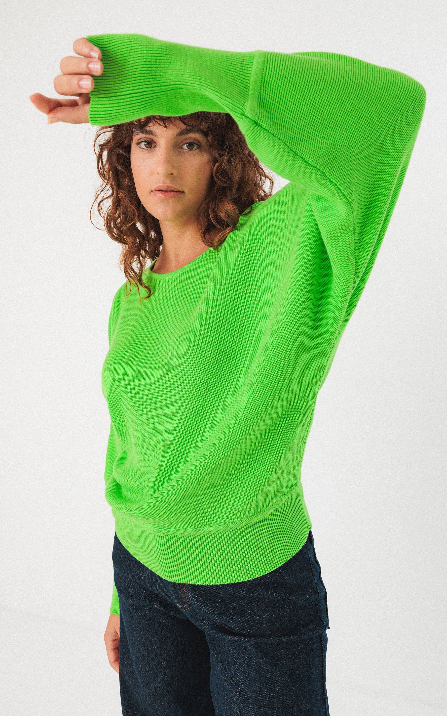 SKFK - Ibar Sweater Lime Green
