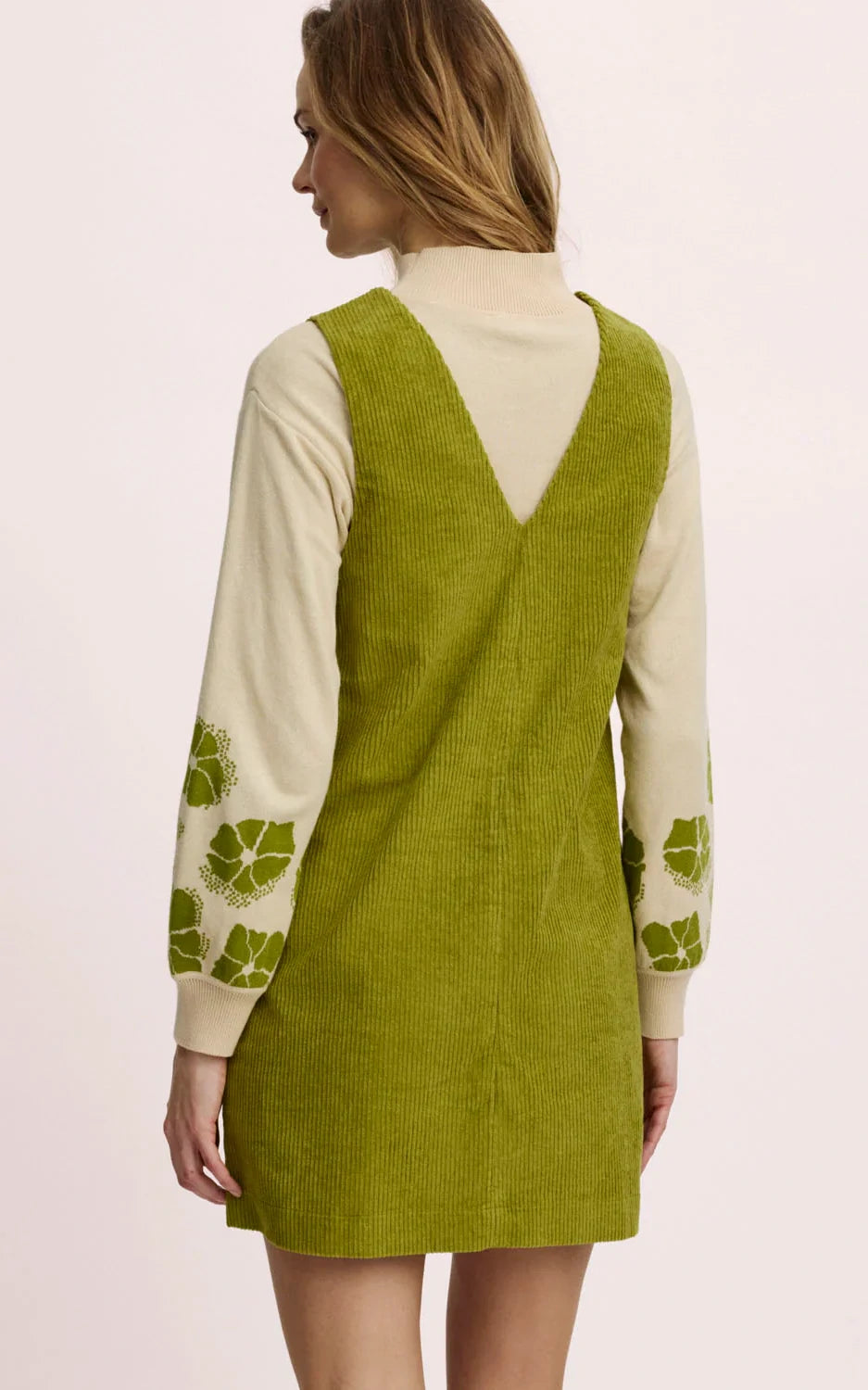 Tranquillo - Corduroy Dress Golden Cypress