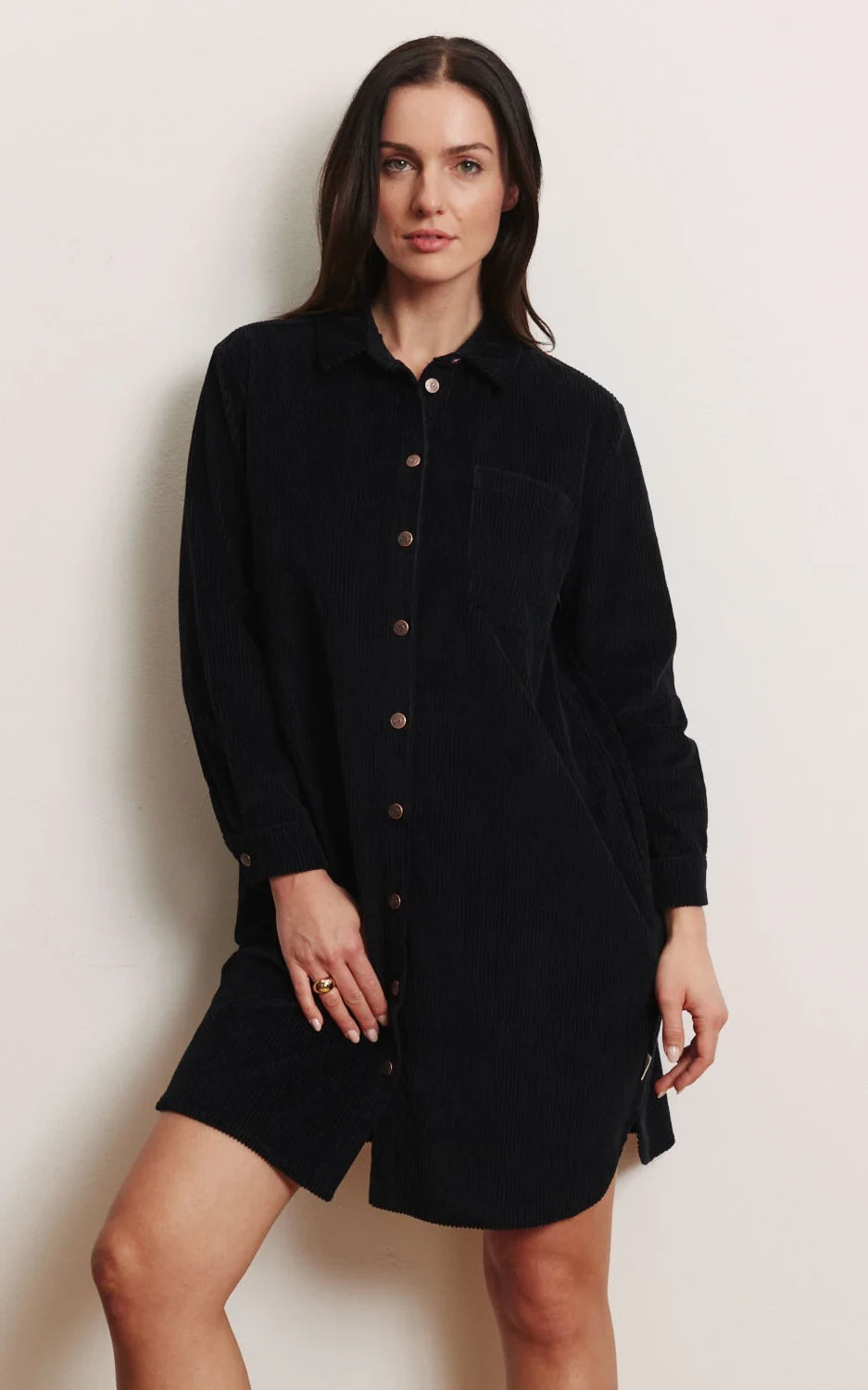 Tranquillo - Fritzii Corduroy Dress Black