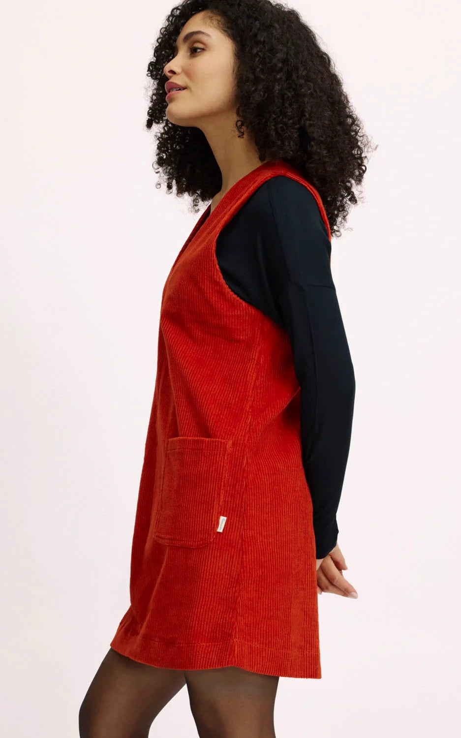 Tranquillo - Corduroy Dress Rooibos