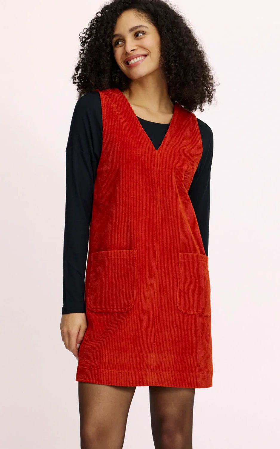 Tranquillo - Corduroy Dress Rooibos
