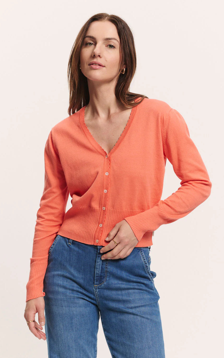 Tranquillo - Linaa Jacket Camellia Orange