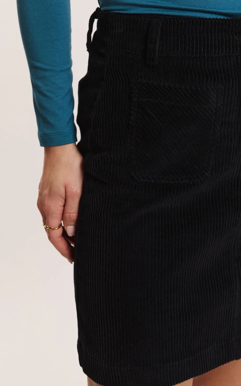 Tranquillo - Brunii Corduroy Skirt Black