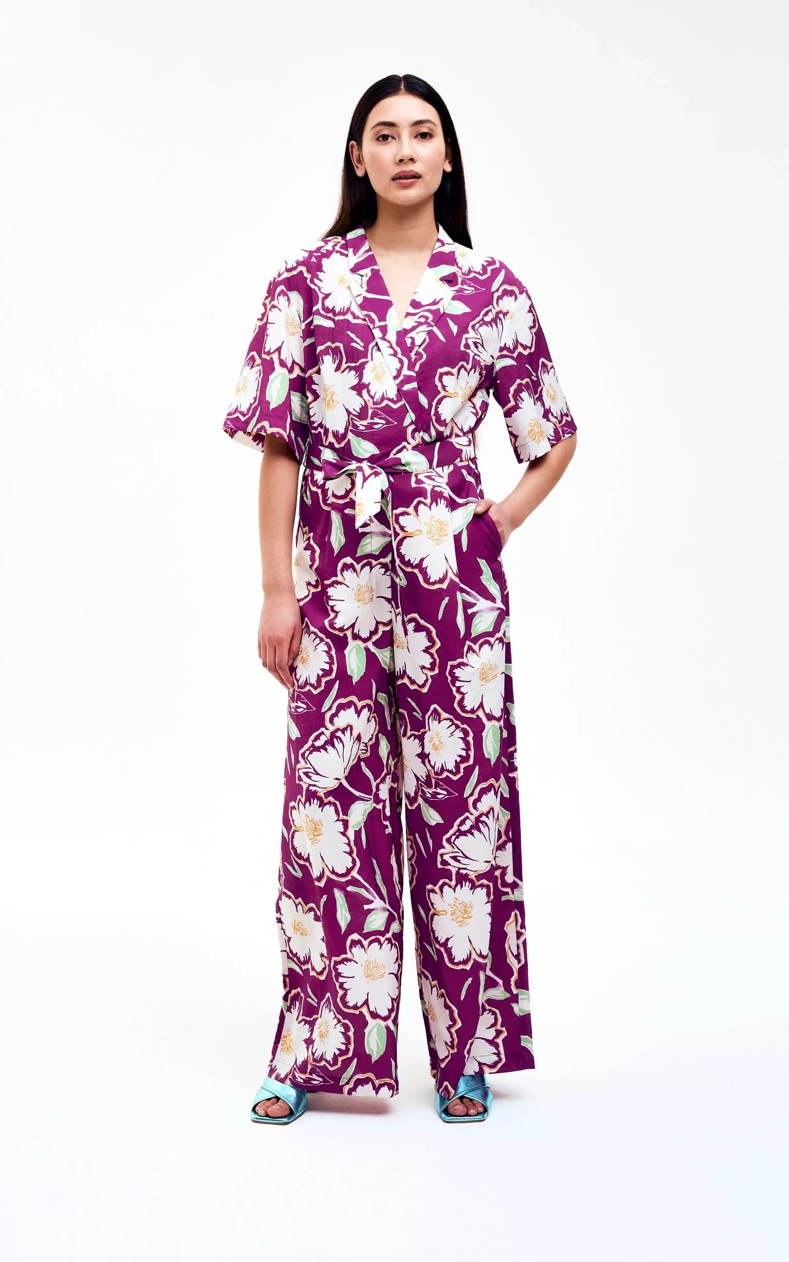 CKS - Janasleeve Jumpsuit Paars