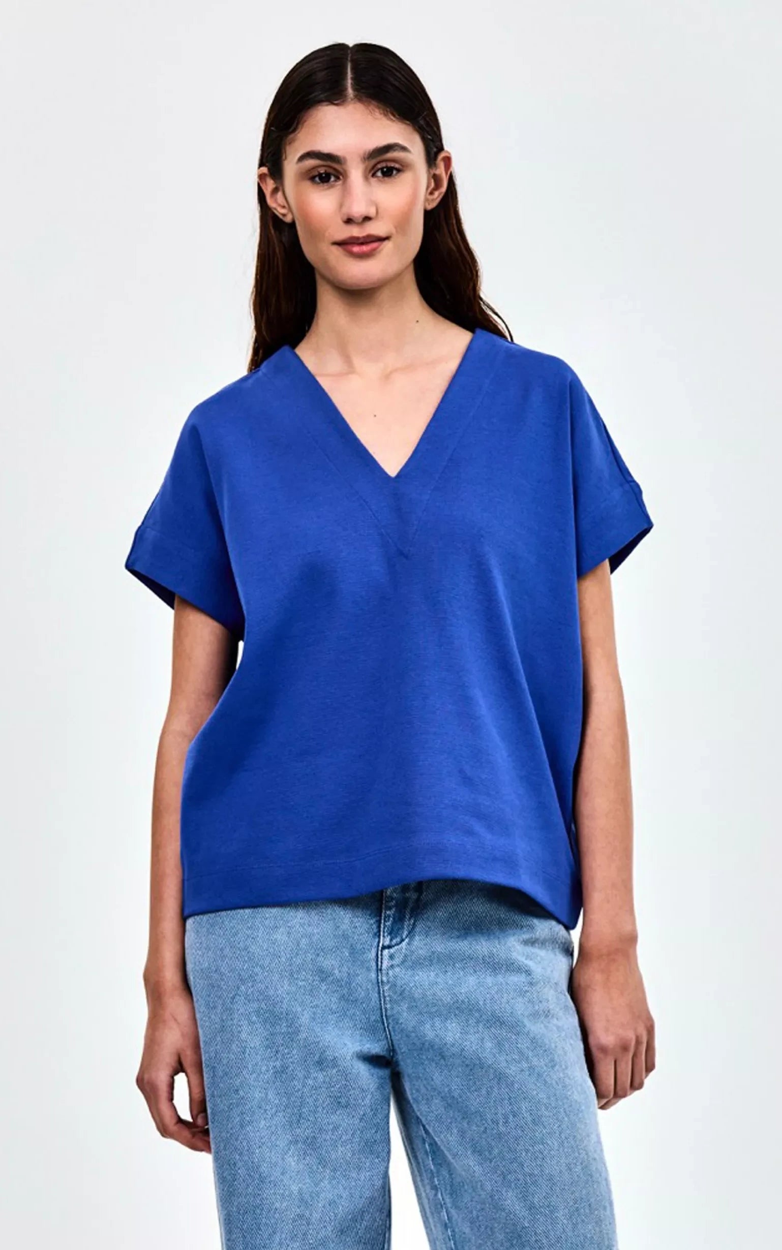 CKS - Saba Top Felblauw