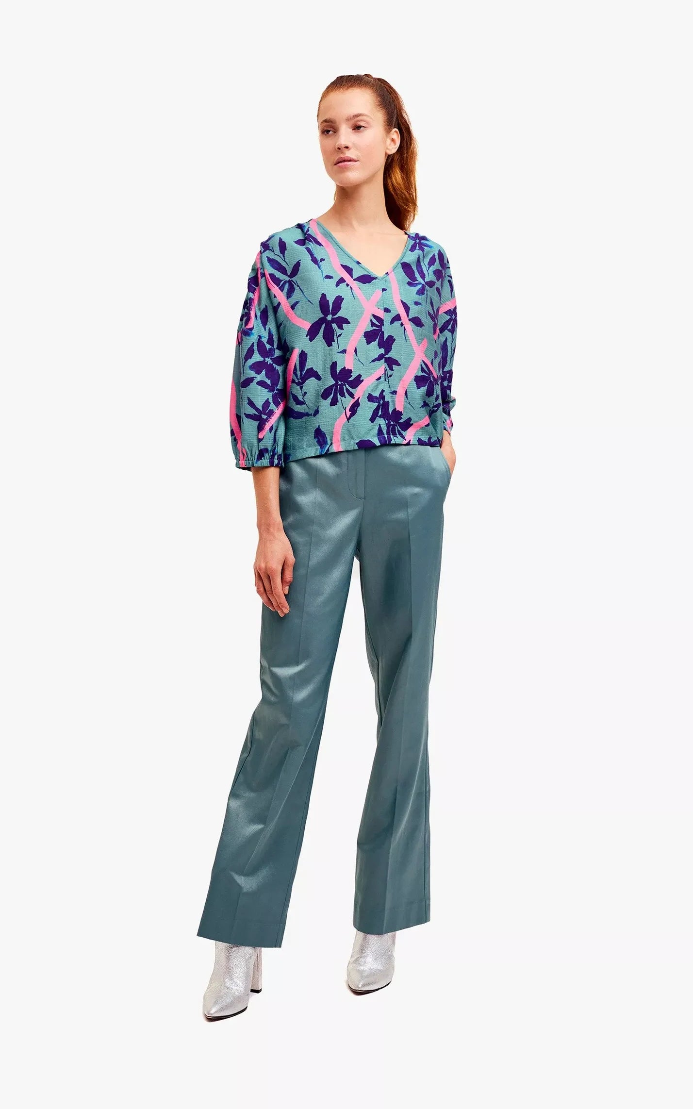 CKS - Sweeta Blouse Lange Mouwen Khaki