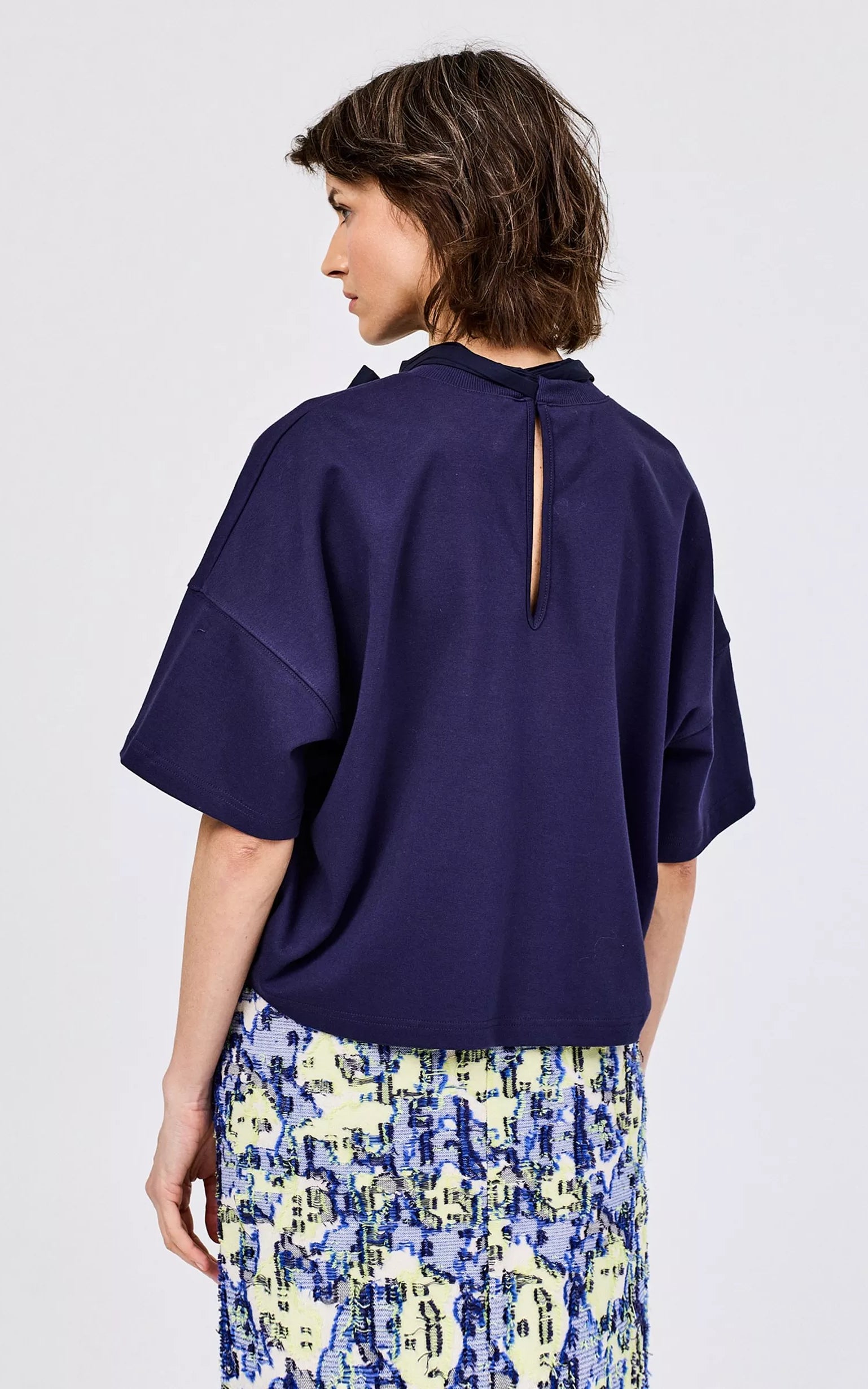 CKS - Tie T-shirt Donkerblauw