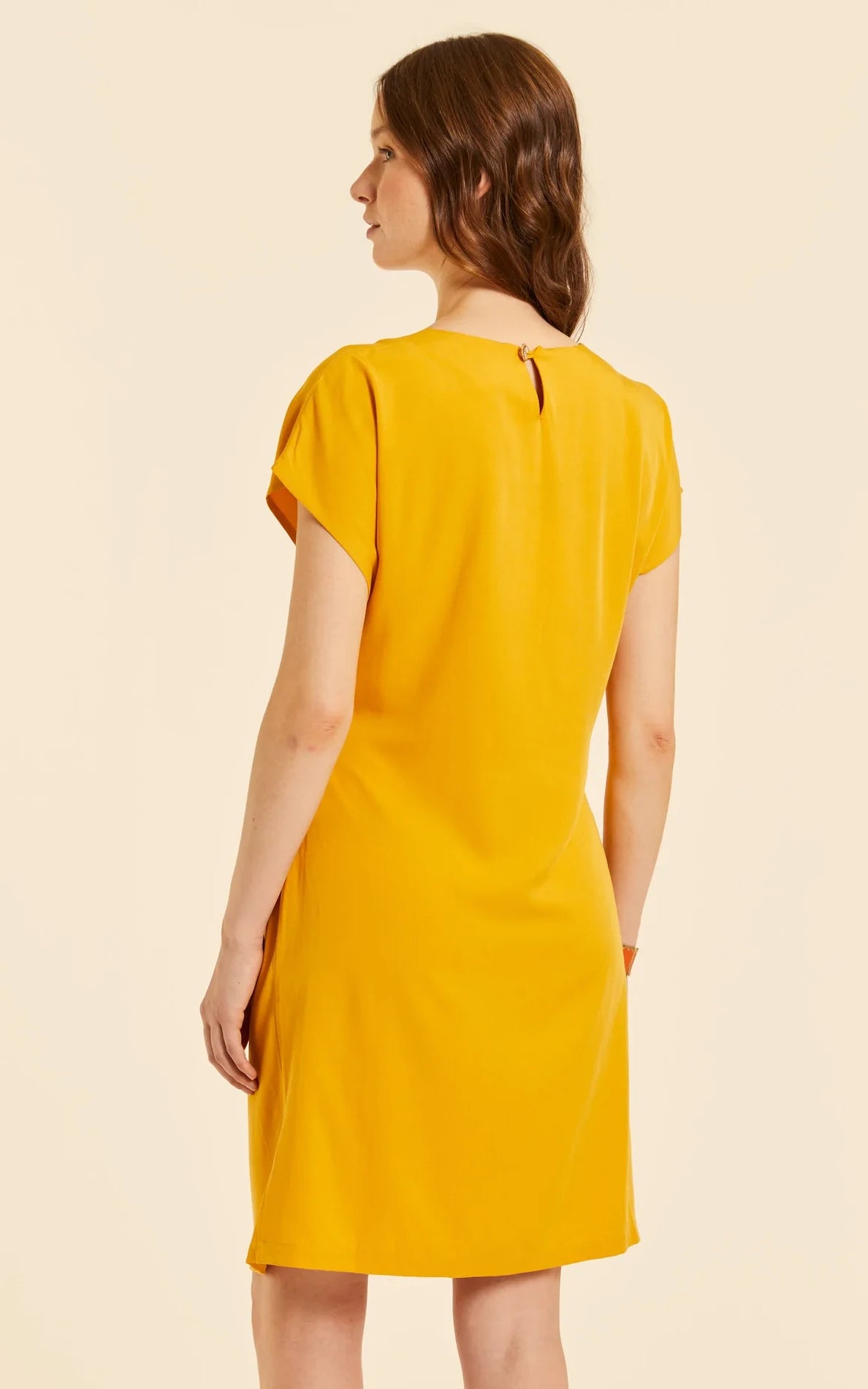 Pepaloves - Short Yellow Knotted Dress