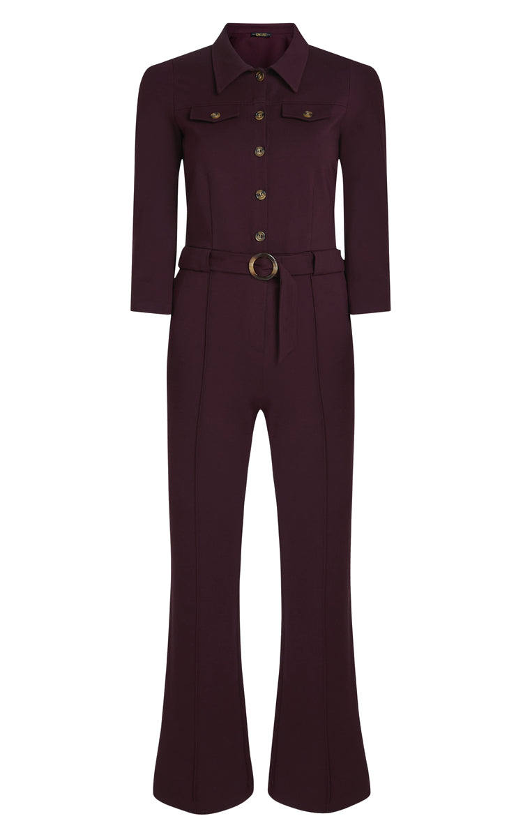King Louie - Alexa Jumpsuit Uni Rodeo Grape Red