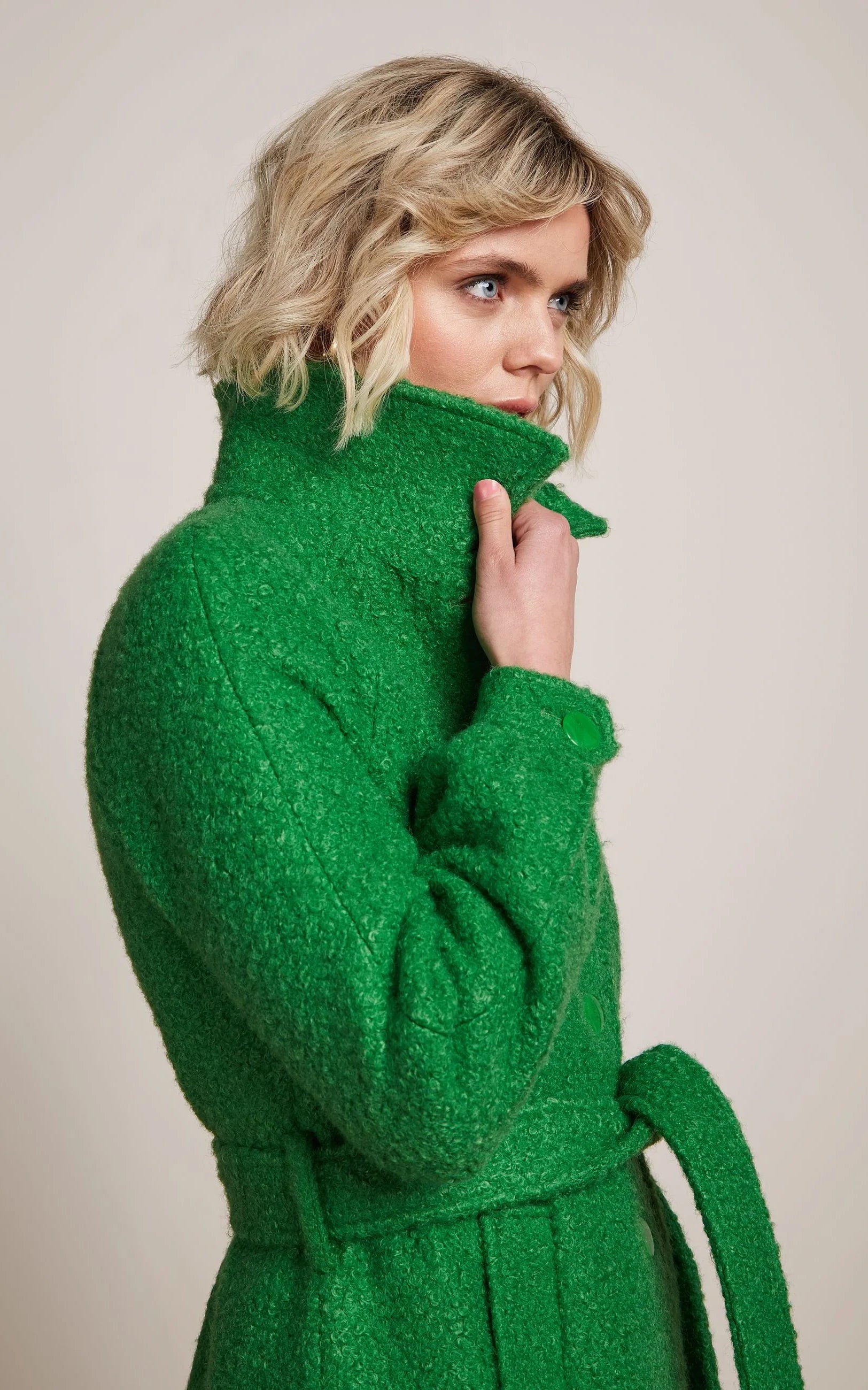 King Louie - Rachel Puff Coat Memphis Very Green