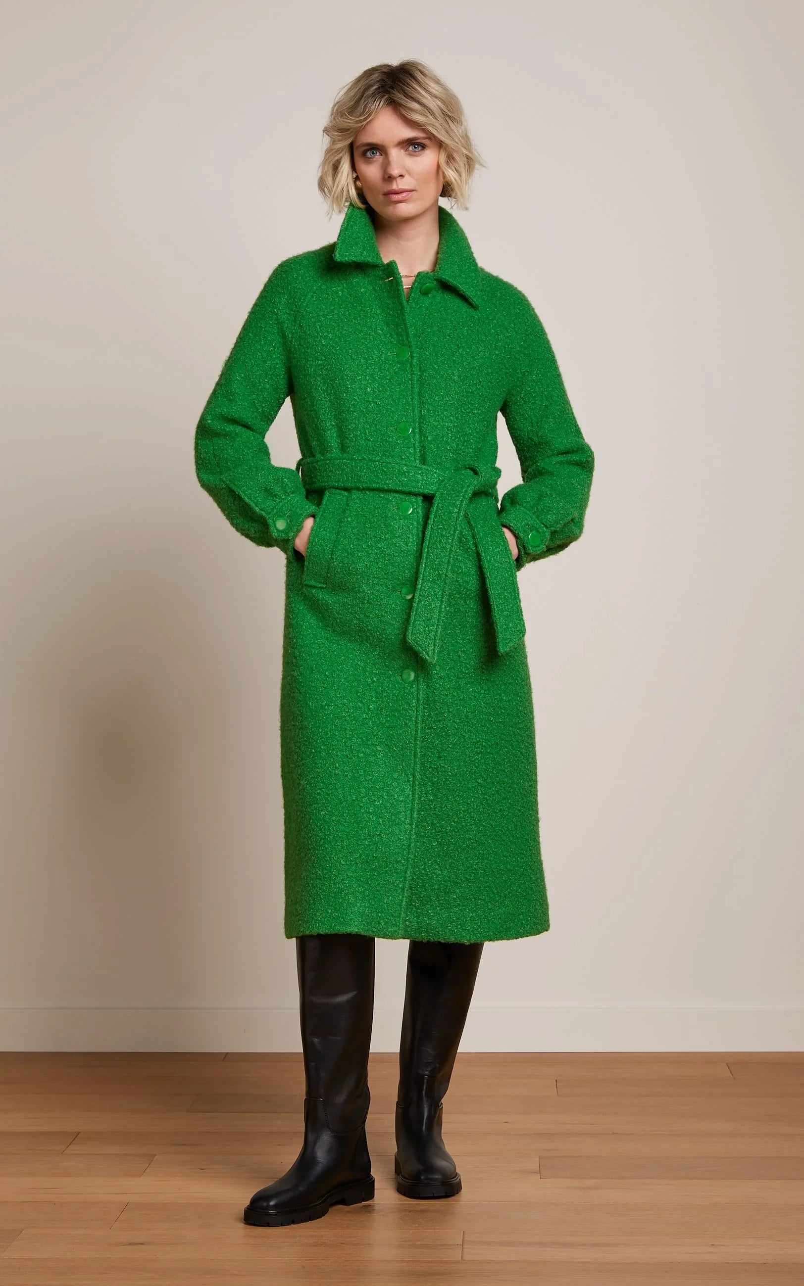 King Louie - Rachel Puff Coat Memphis Very Green