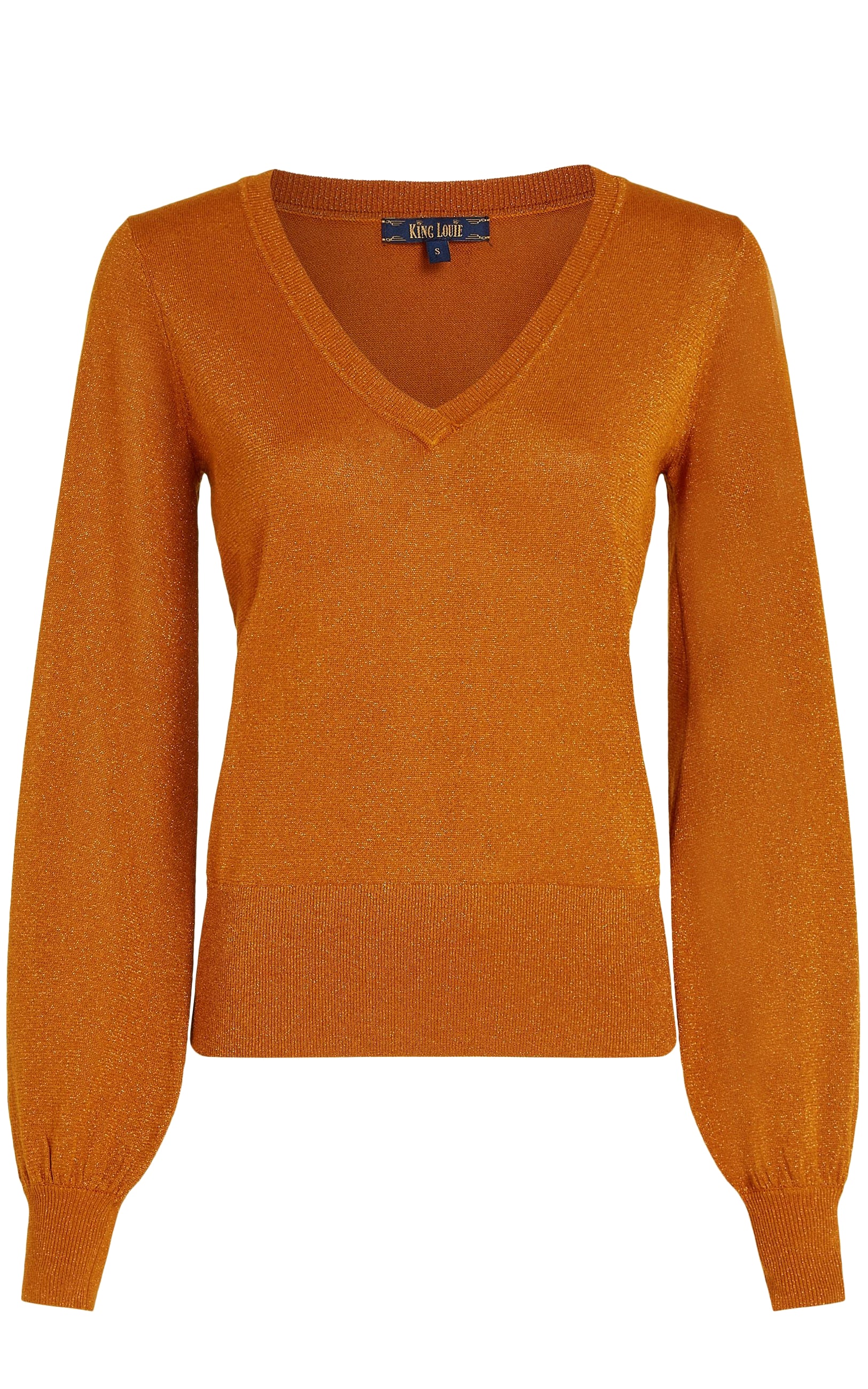 V Neck Bellsleeve Spiro Maple Orange