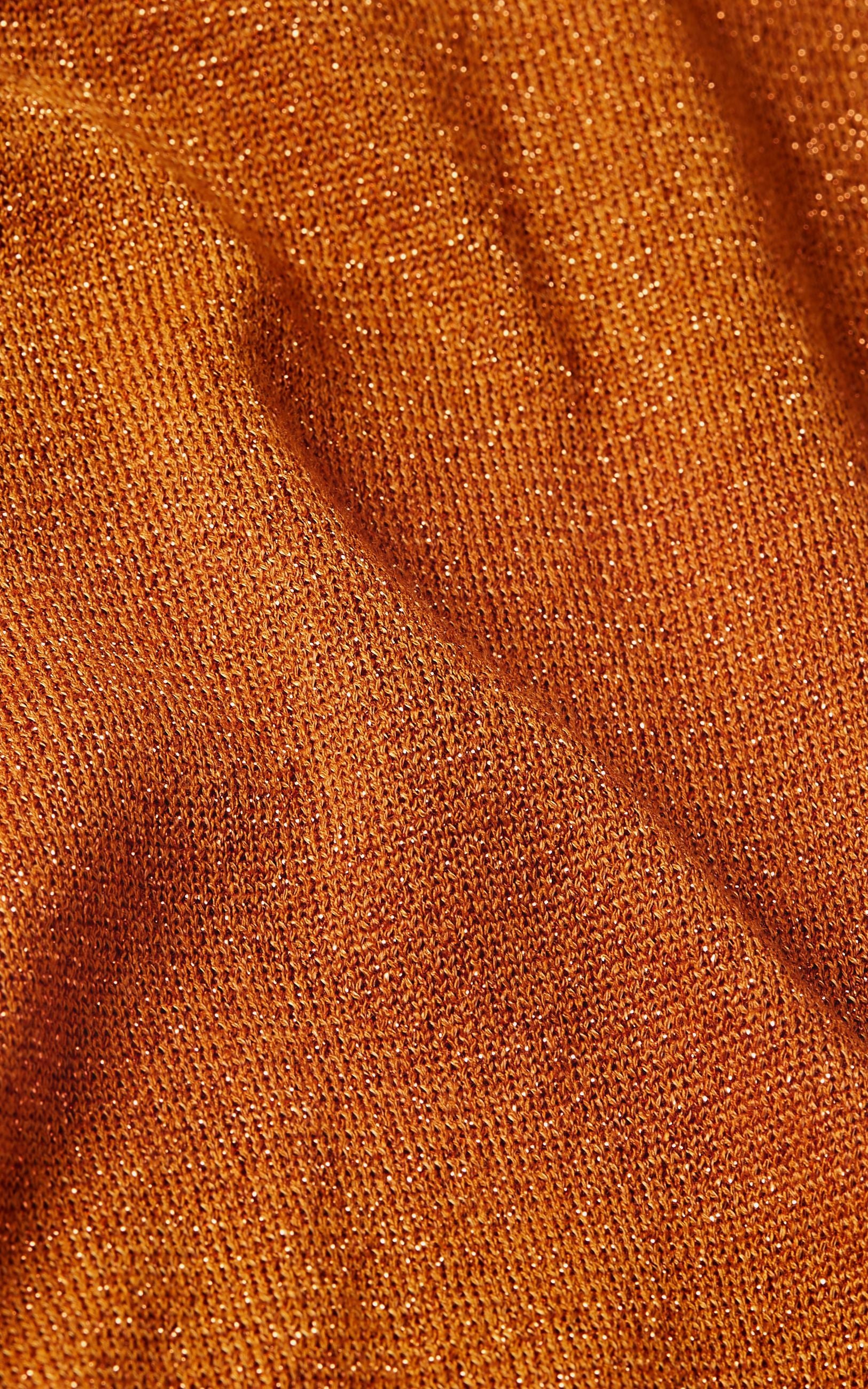 King Louie - V Neck Bellsleeve Spiro Maple Orange