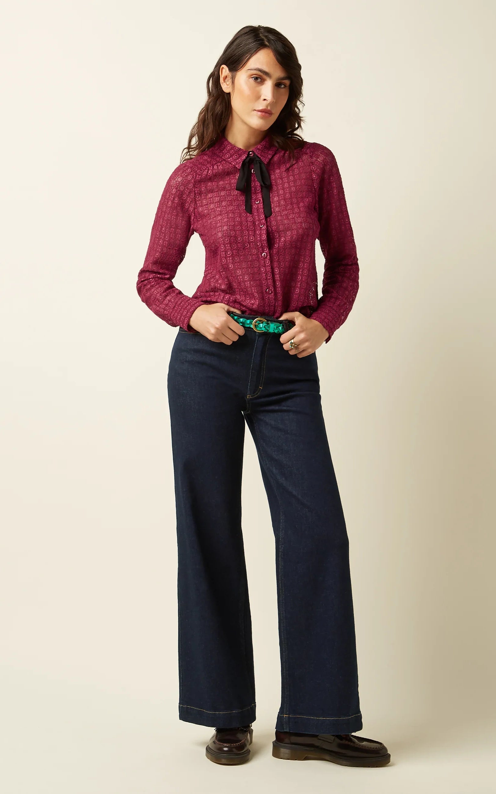 King Louie - Paige Pants Walker Denim Indigo Blue