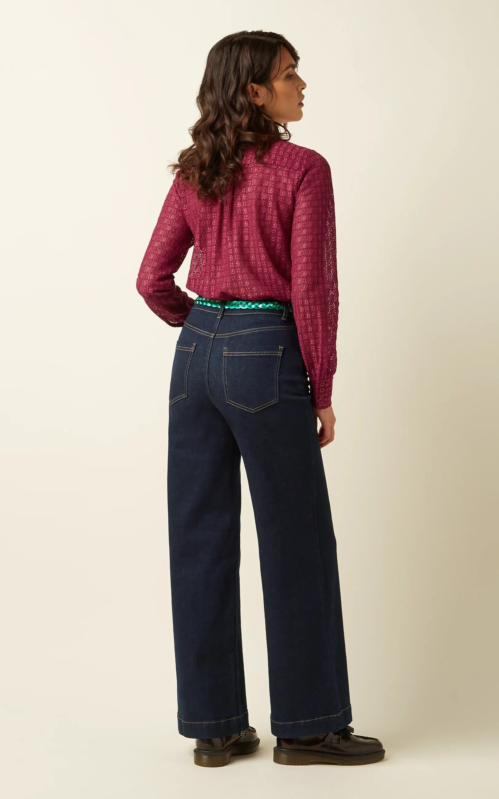 King Louie - Paige Pants Walker Denim Indigo Blue