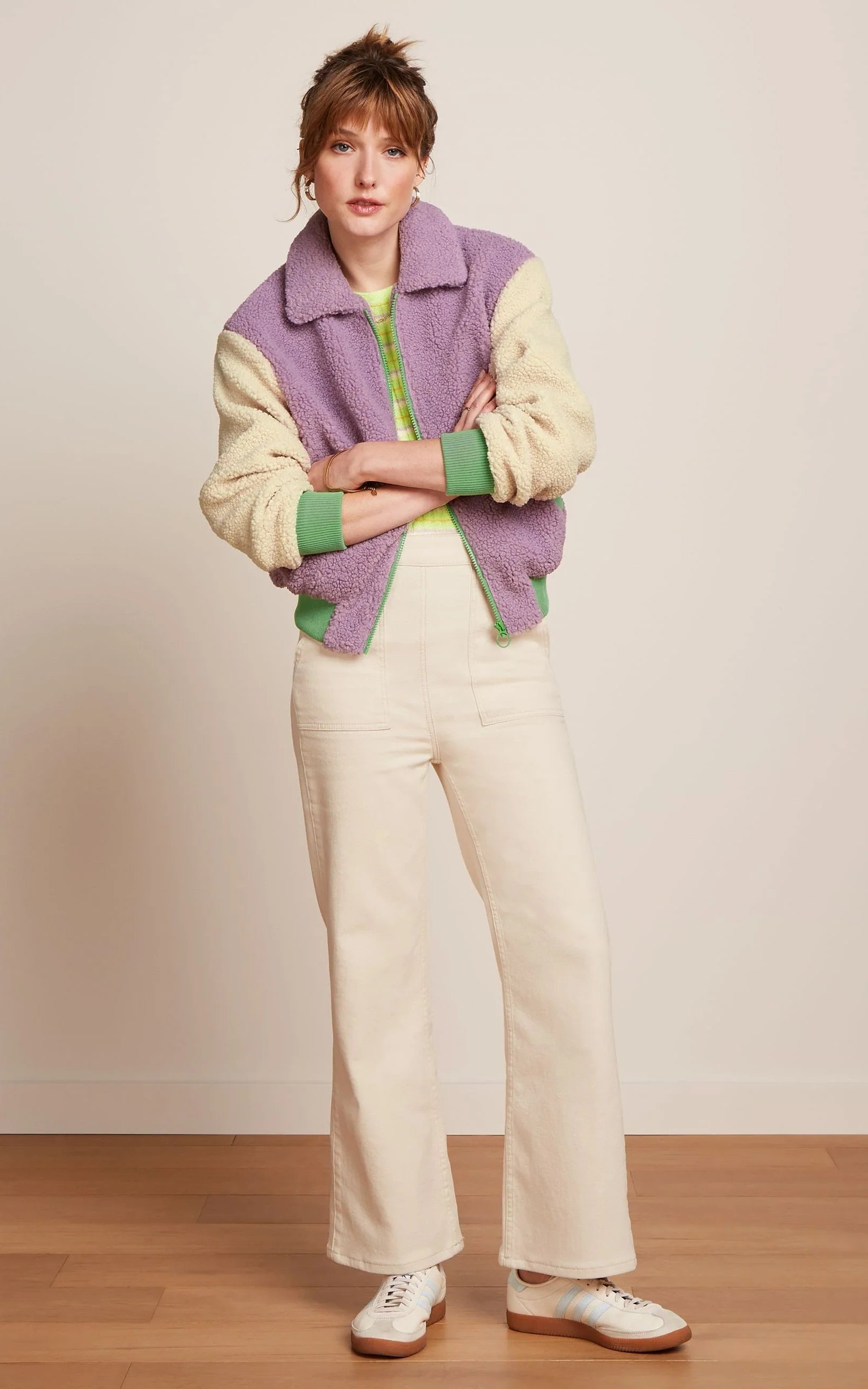 King Louie - Fay Jacket Teddy Sheer Lilac