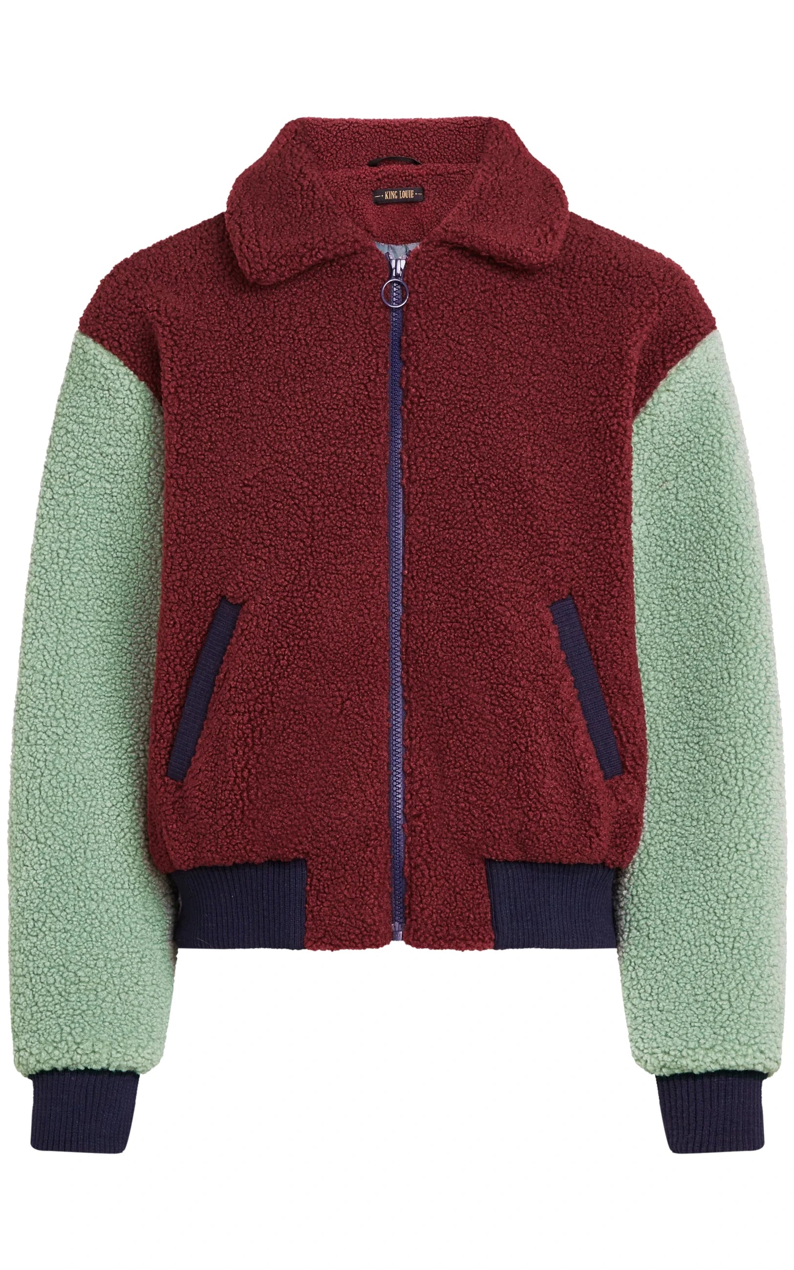 King Louie - Fay Jacket Teddy Beet Red