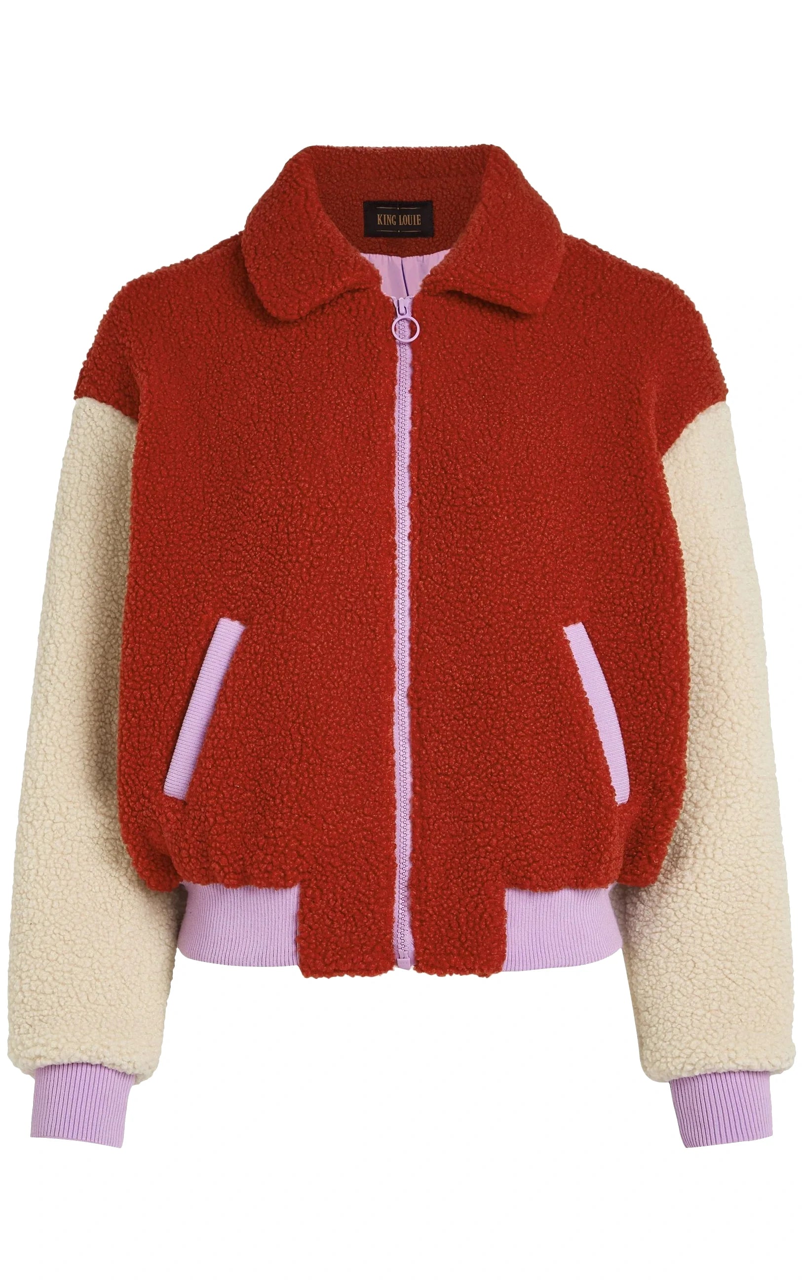 King Louie - Fay Jacket Teddy Red