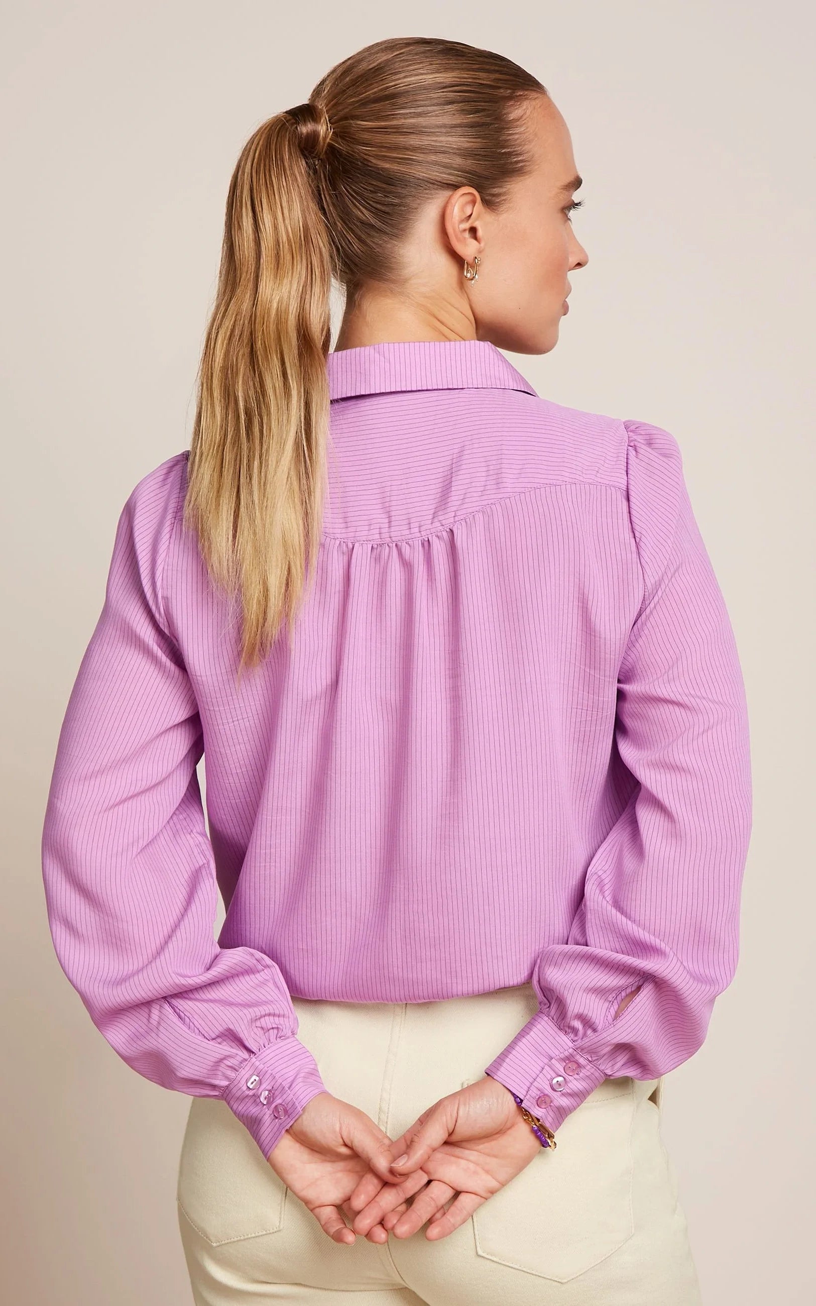 King Louie - Carina Blouse Nougat Crocus Lilac