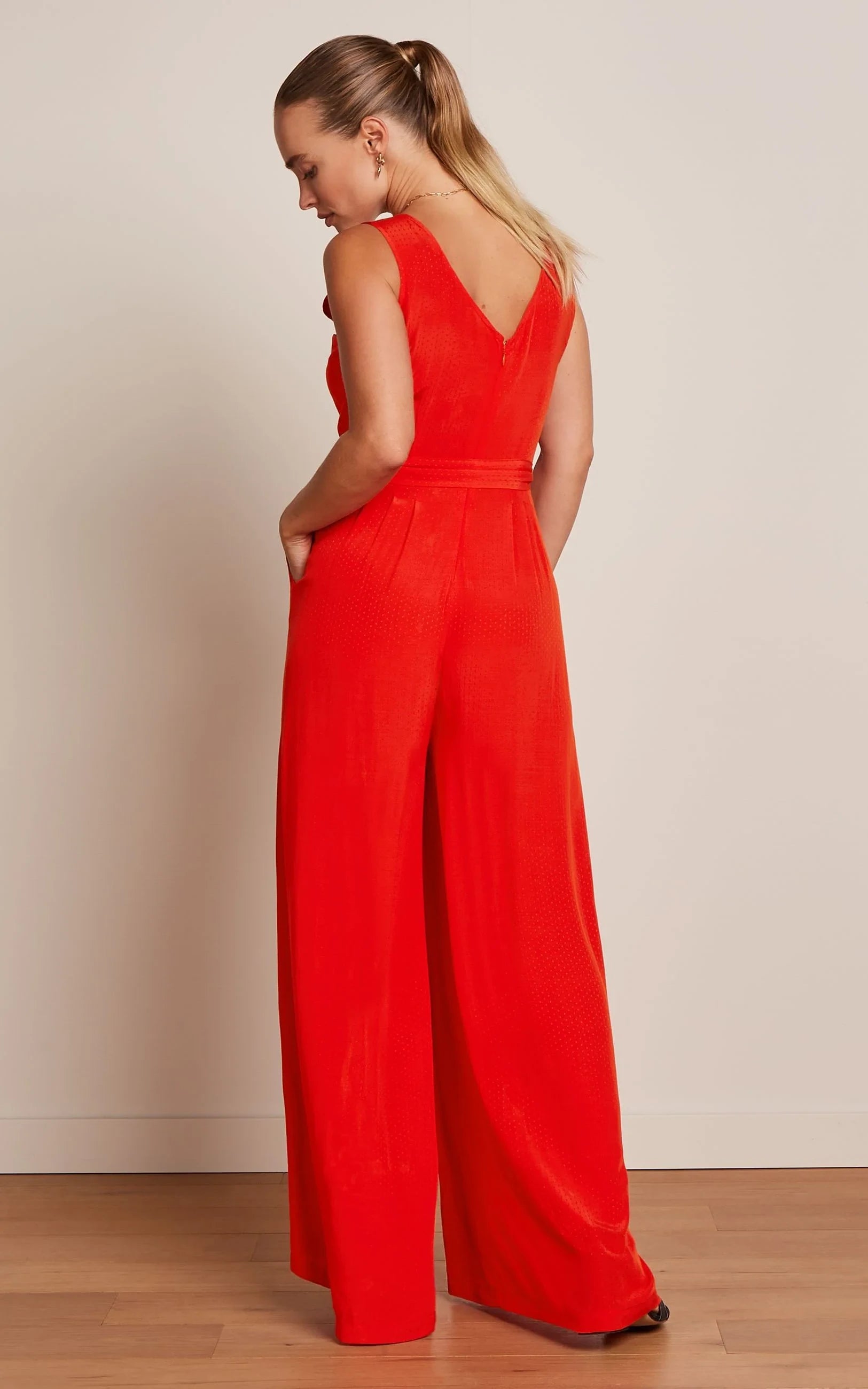 King Louie - Frida Jumpsuit Sista Fire Red