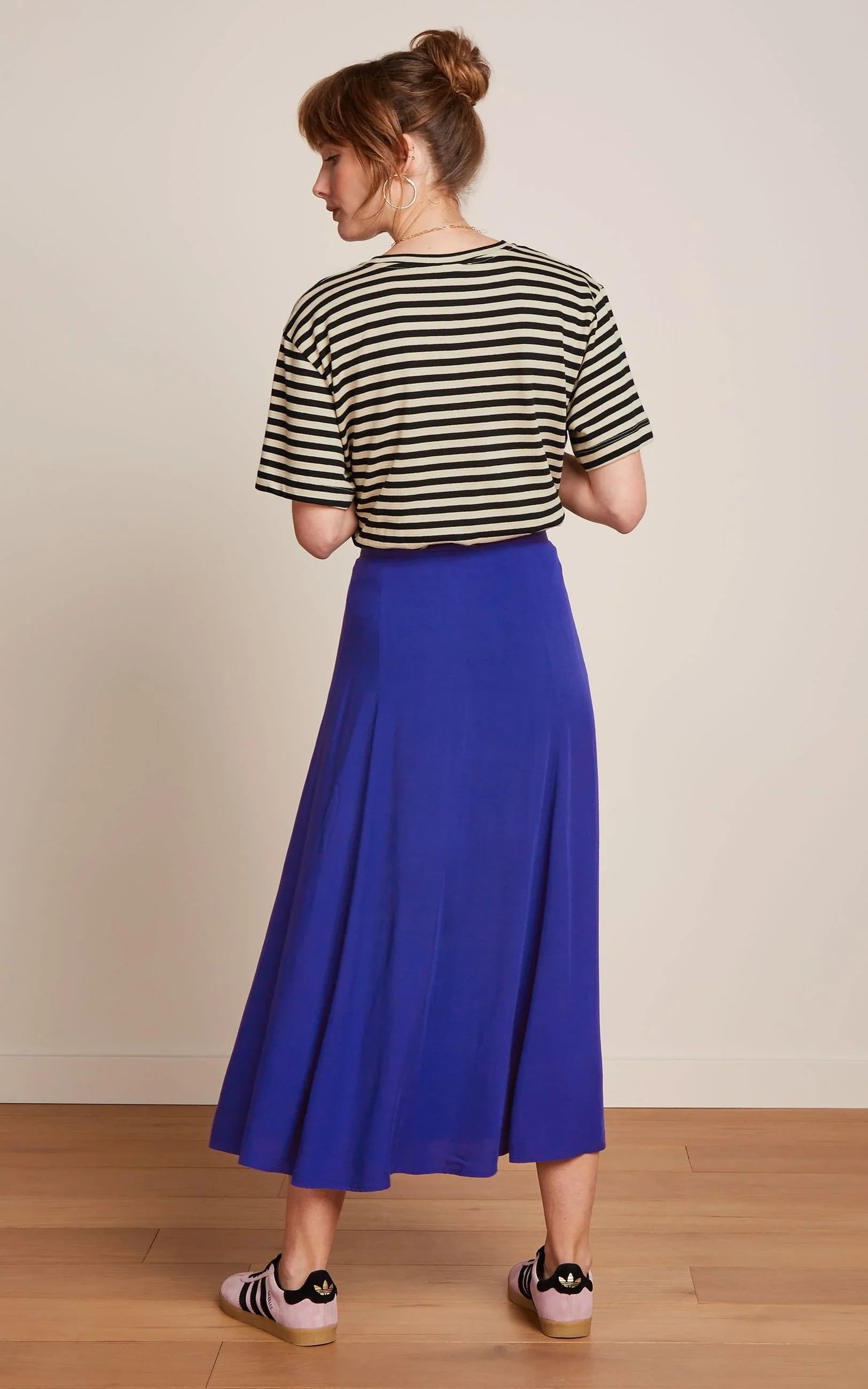 King Louie - Judy Midi Skirt Atomic Bluing