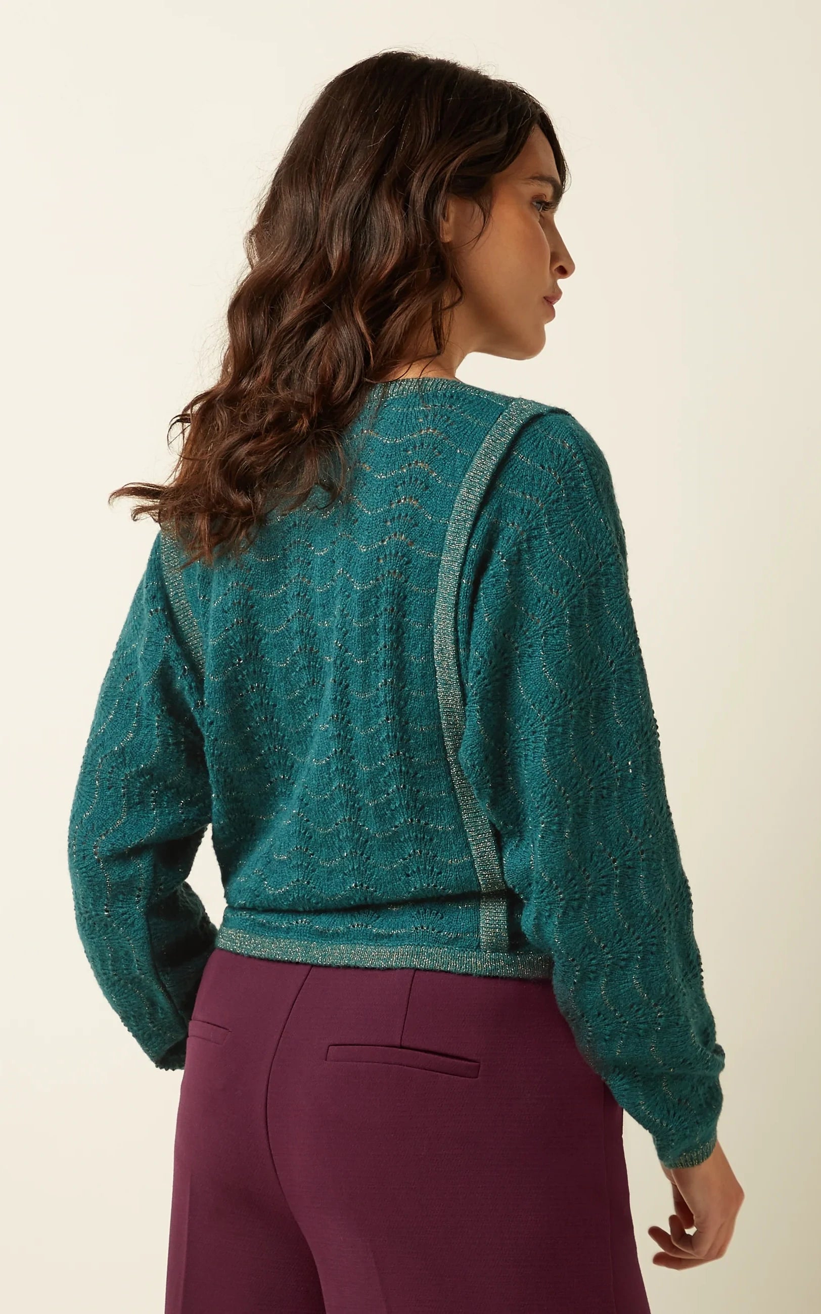 King Louie - Azzurra Knit Top Gisell Spruced Green