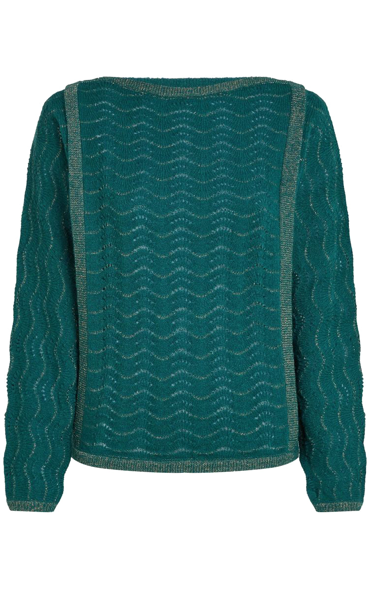 King Louie - Azzurra Knit Top Gisell Spruced Green