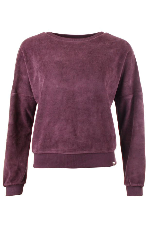 Chills & Fever - Lima Sweater Velvet Plum Perfect