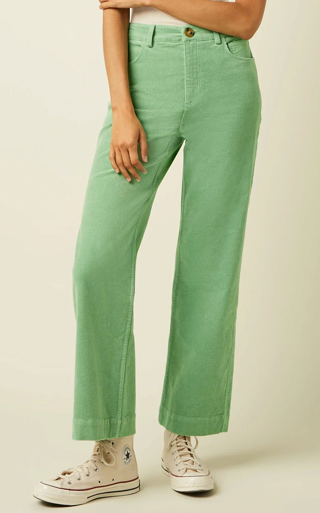 King Louie - Bob Pants Corduroy Sprucestone Mint Corduroy