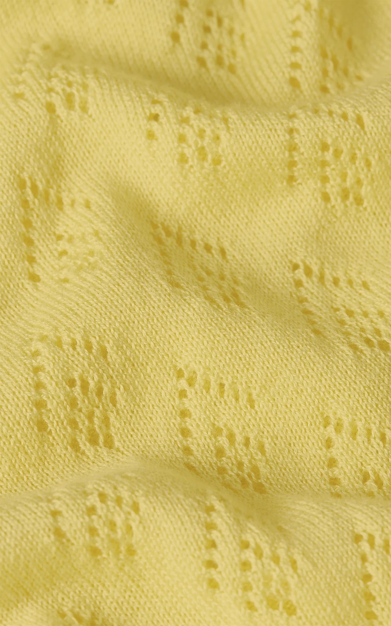 King Louie - Double V Top Mateo Knit Yellow Cream