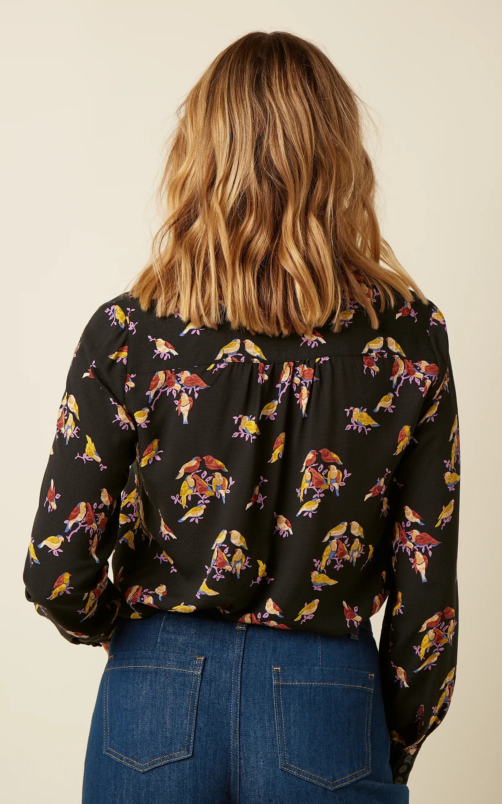 King Louie - Maisie Blouse Tatum Black
