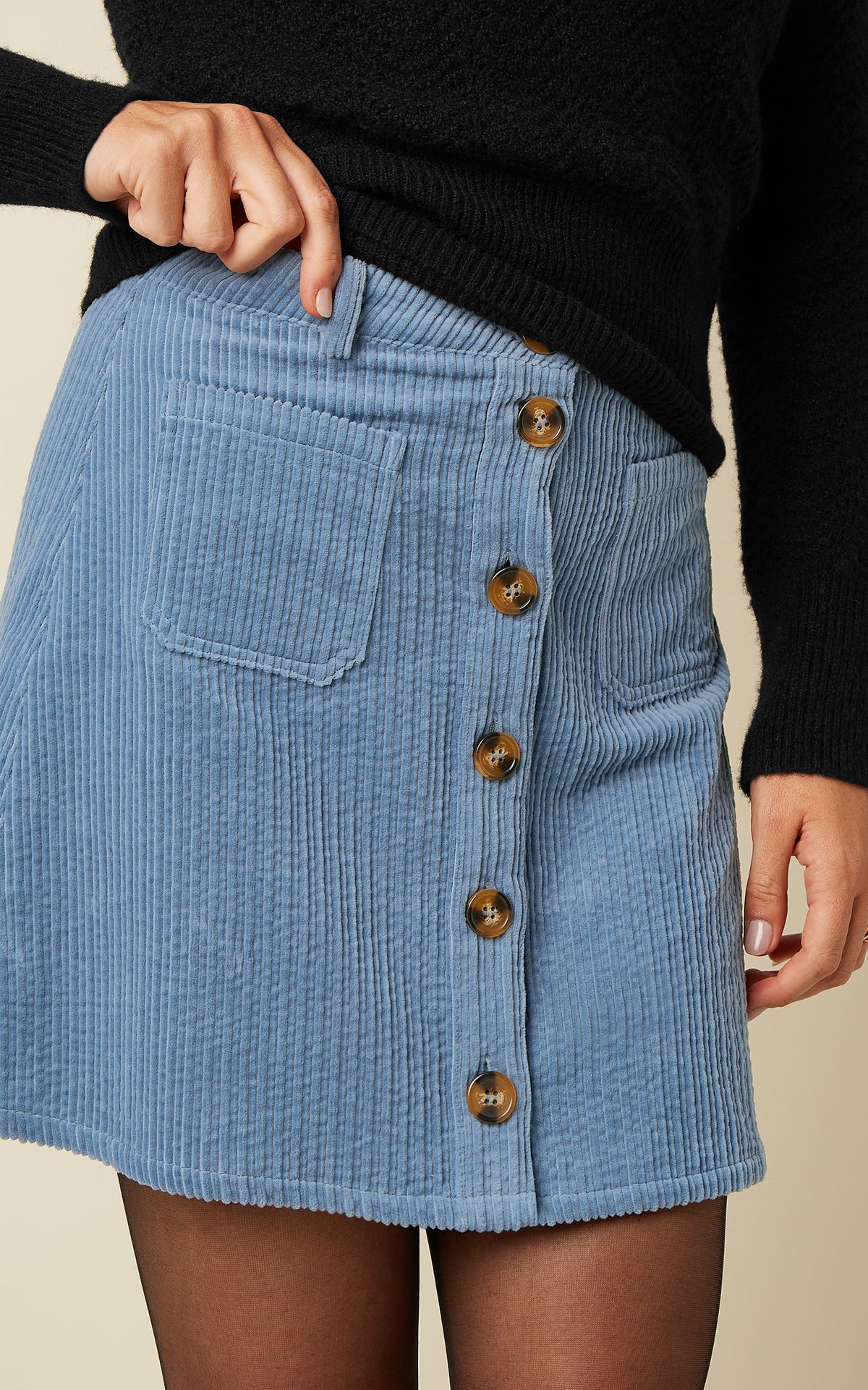King Louie - Garbo Skirt Birch Cord Lavender