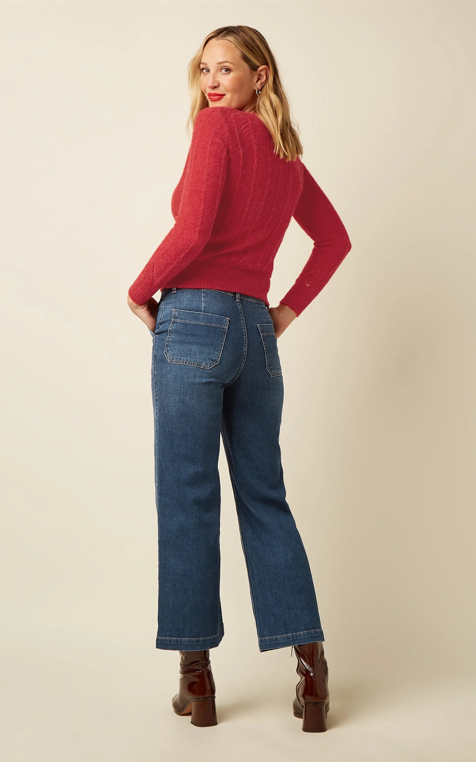 King Louie - Lia Top Hiver Knit Fiery Red