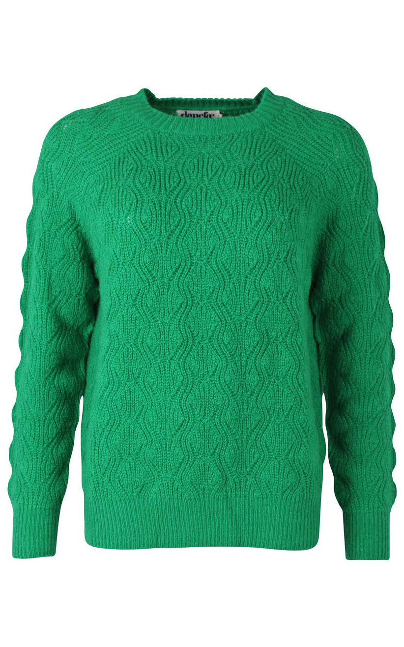 Danefae - Denebirdie Wool Sweater Grass Green