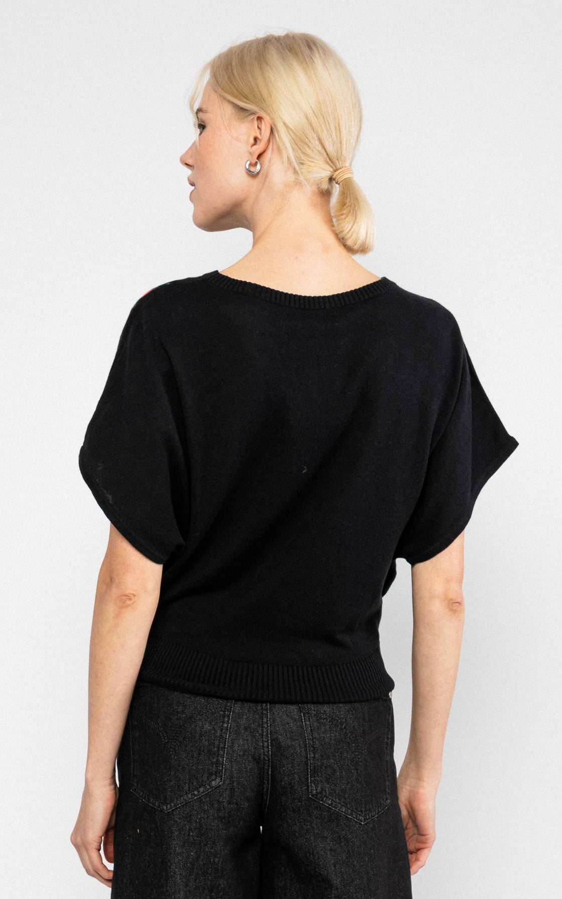 Blutsgeschwister - Knitted Top Picnic Friend Elegant Lady In Black
