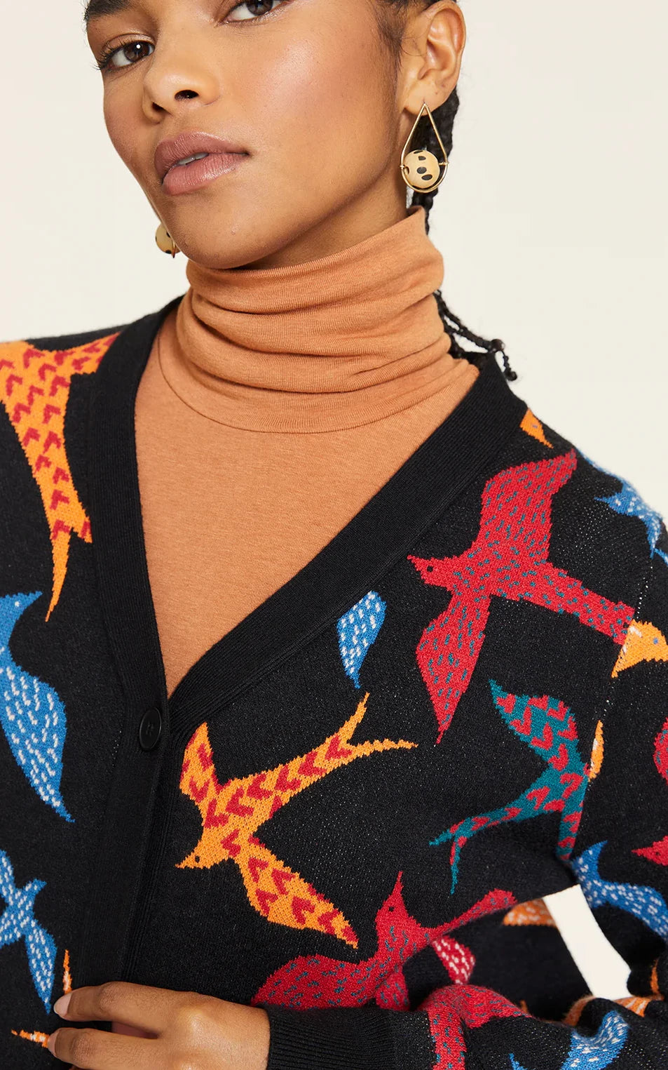 Pepaloves - Buttoned Birds Cardigan