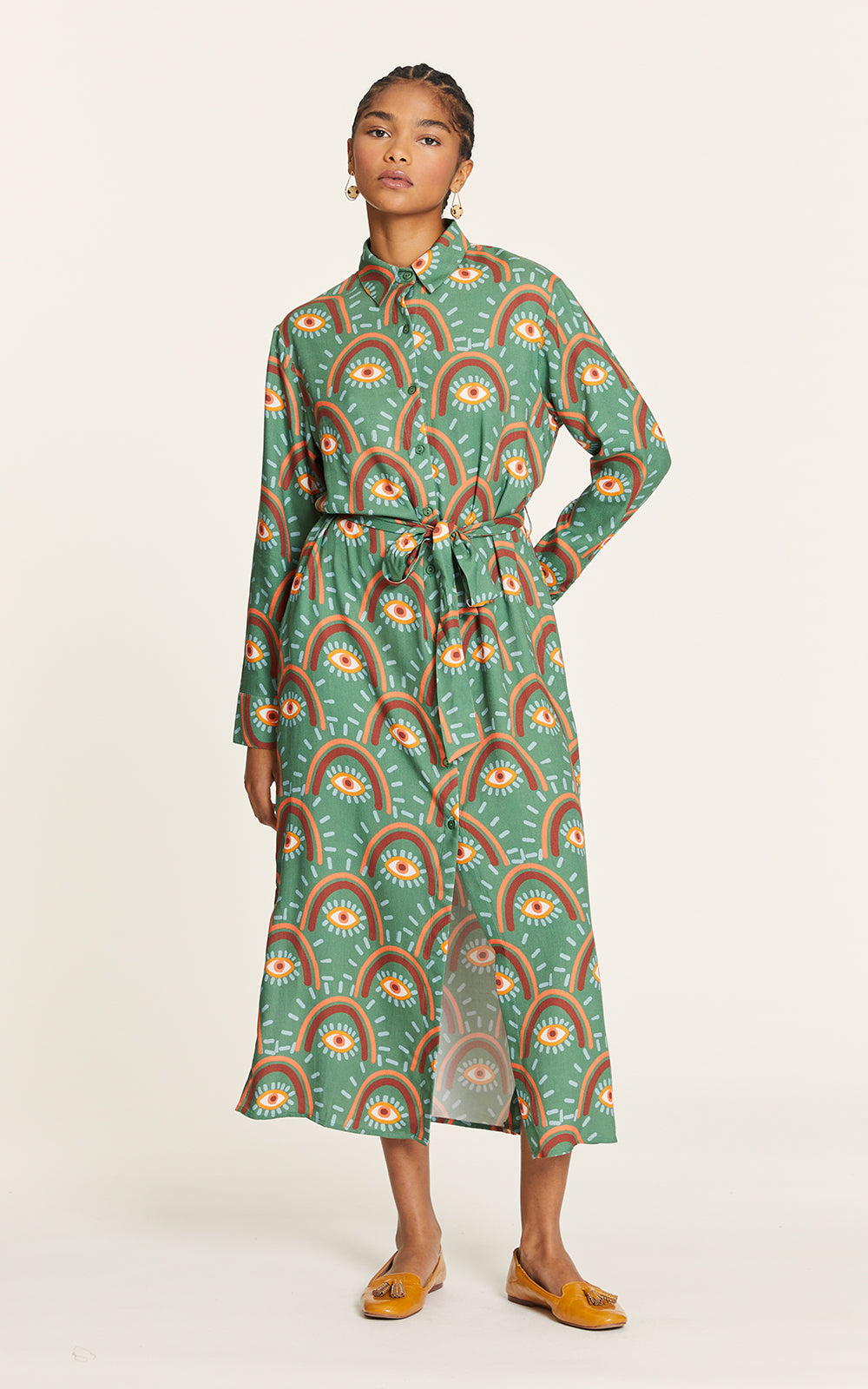 Pepaloves - Big Eyes Shirt Dress