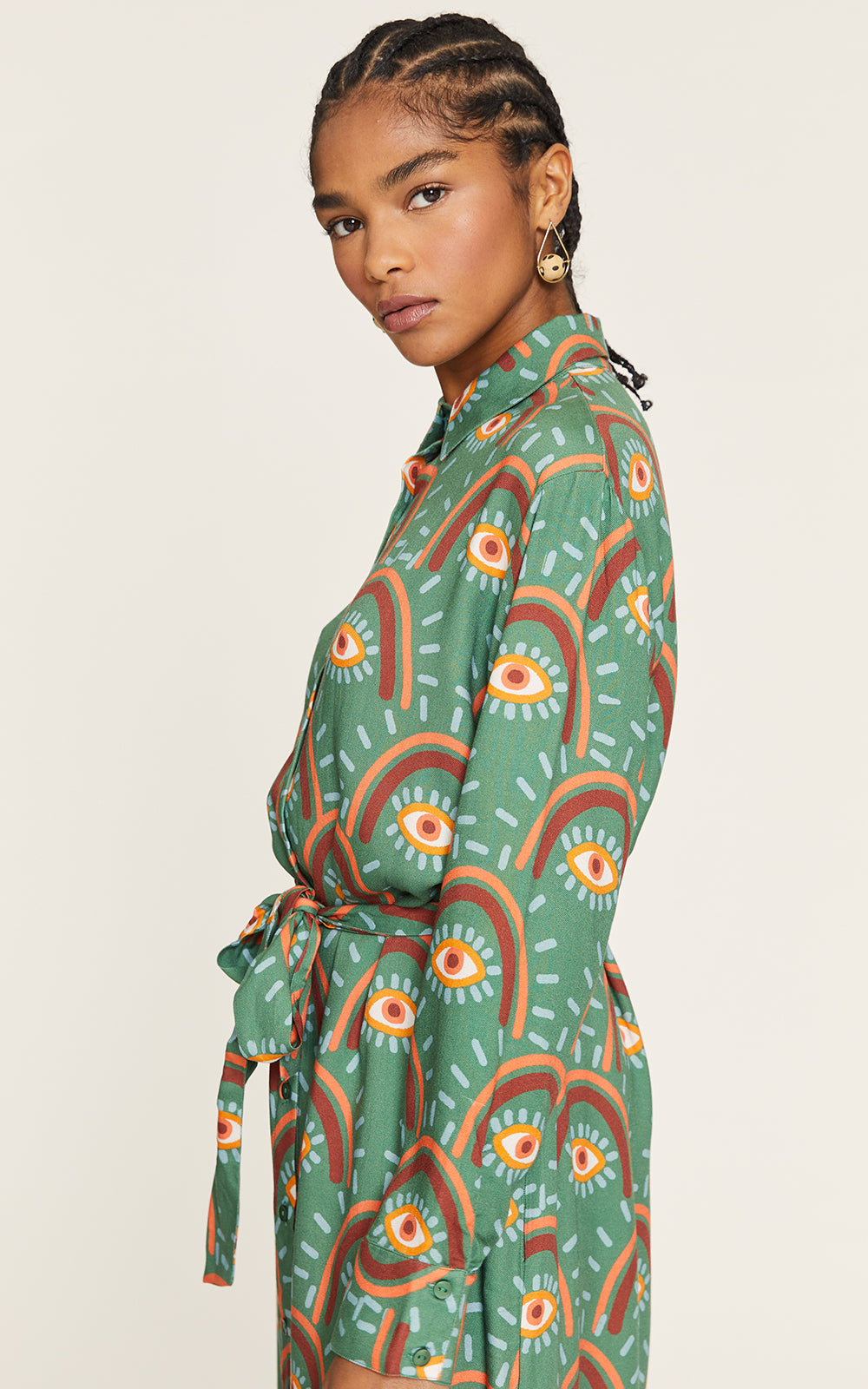 Pepaloves - Big Eyes Shirt Dress