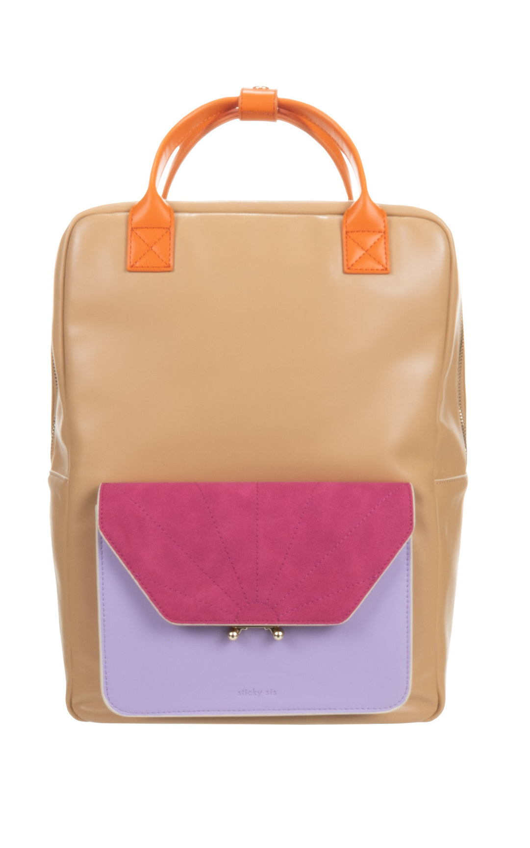 Backpack Il Sol Affogato Beige + Sunset Lilac + Positano Purple