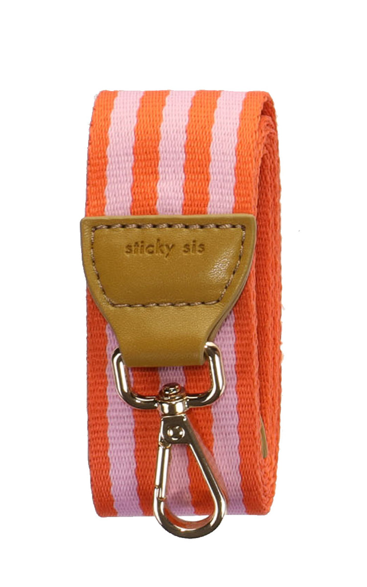 Strap II Sole Stripes Arancia Orange + Dolce Pink