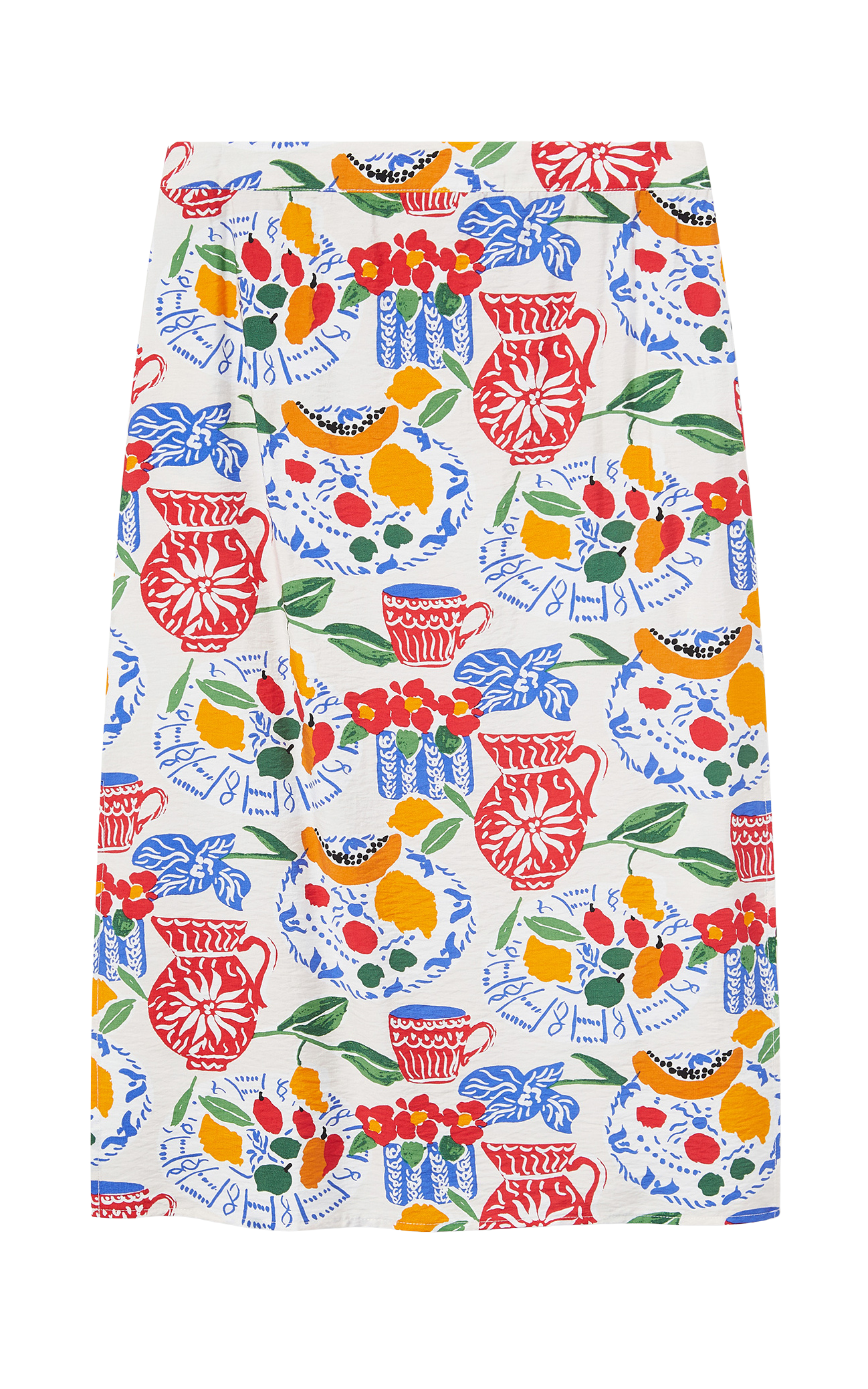 Compania Fantastica - Lush Print Midi Skirt